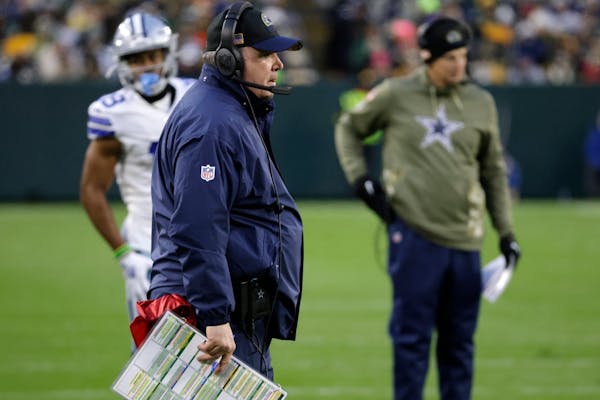 Dallas Cowboys head coach Mike McCarthy watched his team blow a big lead to his former team on Sunday.