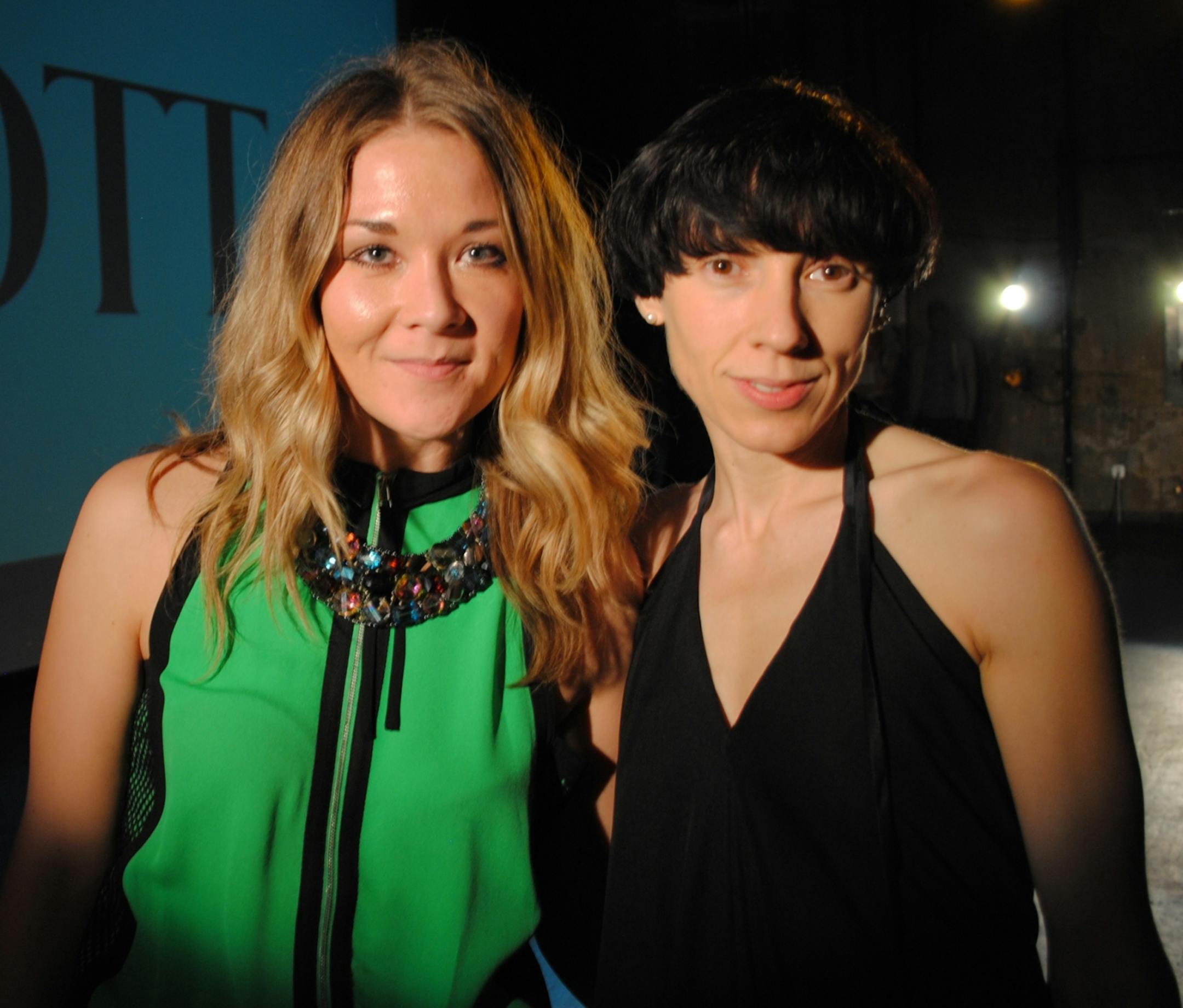 credit: Aimee Blanchette, Star Tribune Sarah Edwards and Emma Berg at the I Am Everything fashion show.