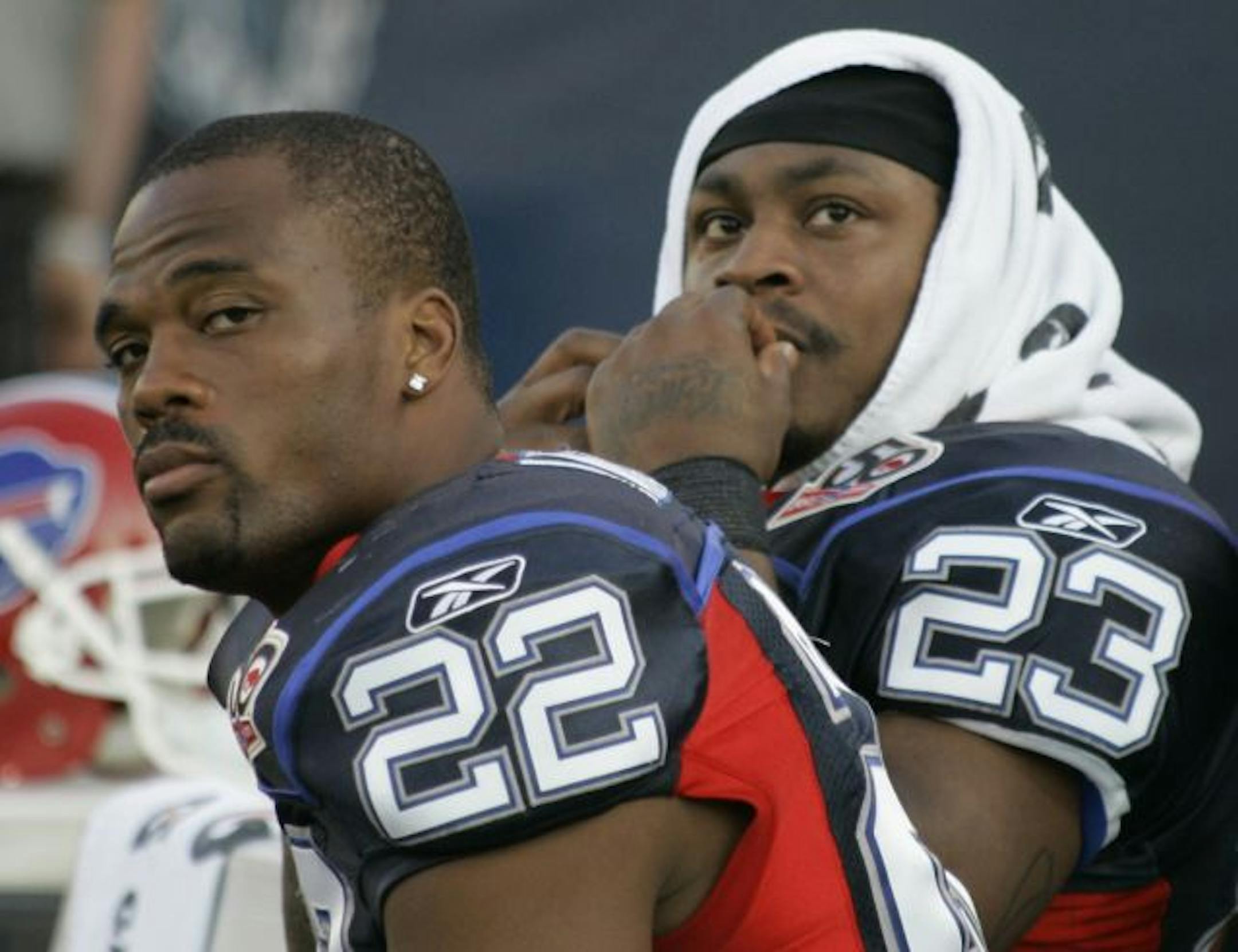 Disgruntled Buffalo Bills running back Marshawn Lynch (23) has been working out on his own at the team's headquarters while continuing to skip practice.