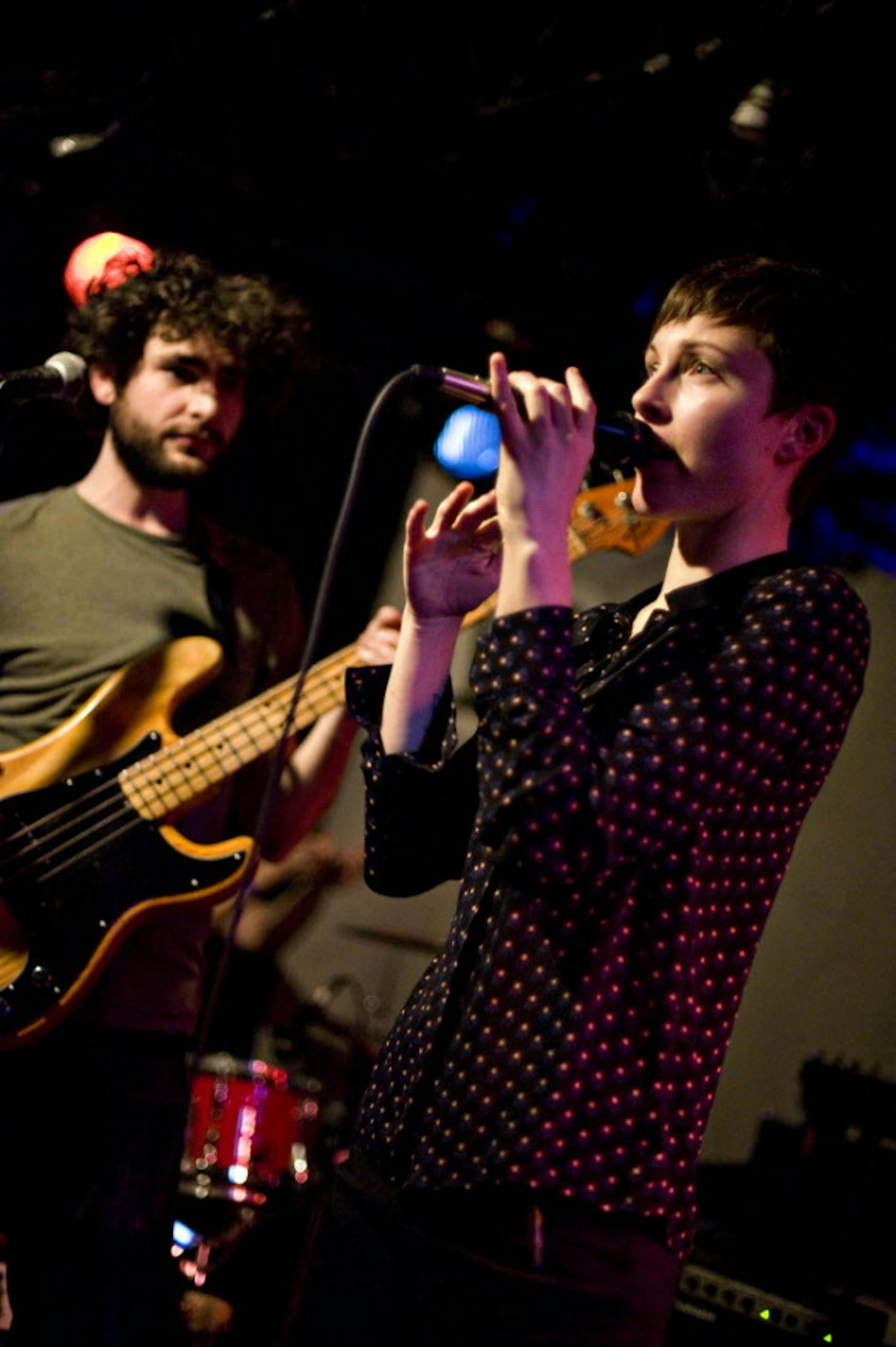 Chris Bierden and Channy Leaneagh of Polica