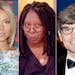 ABC morning stars include, from left, Kelly Ripa, Whoopi Goldberg and George Stephanopoulos.