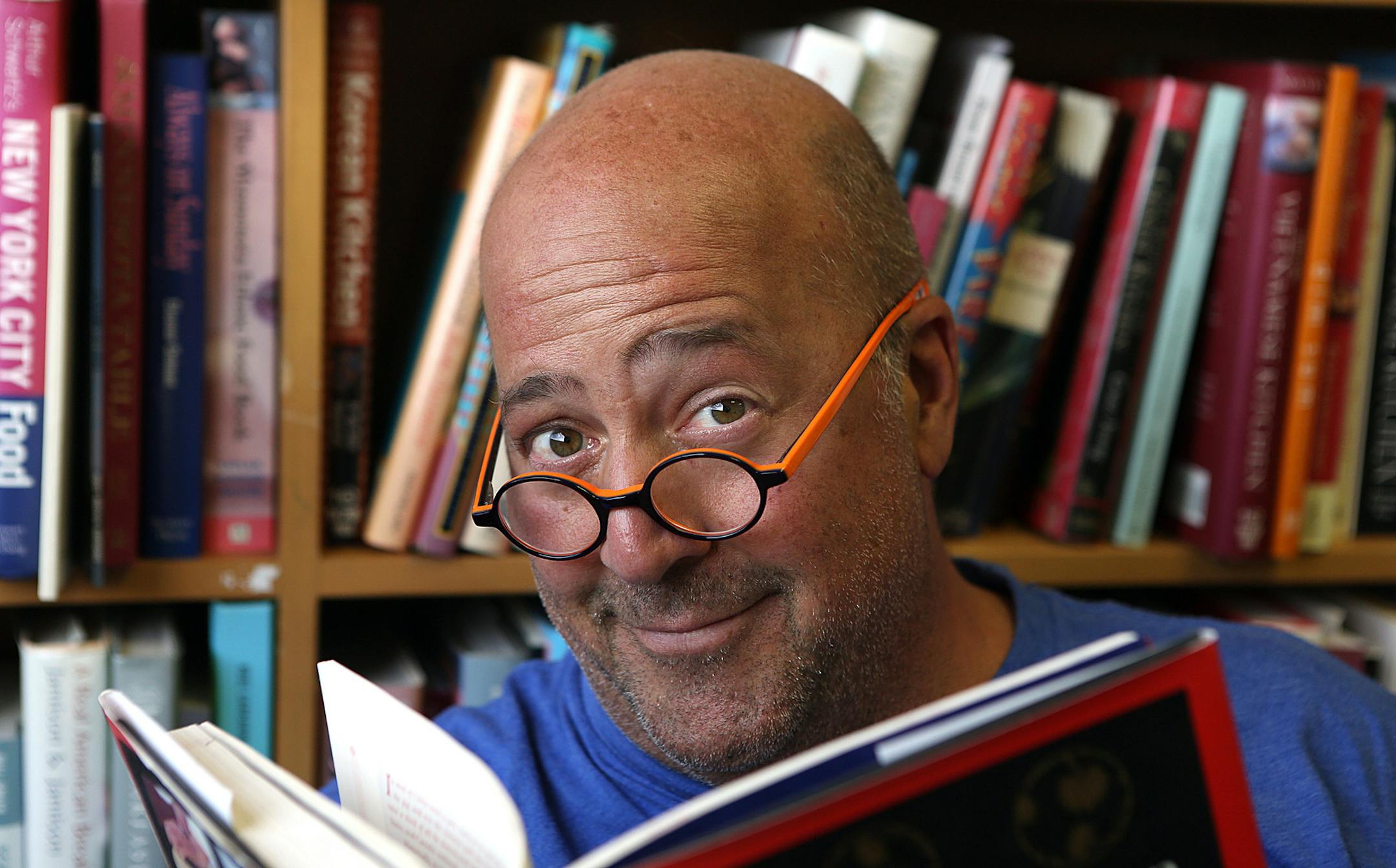 Andrew Zimmern is a chef, food writer and television personality known for his Bizarre Foods series. ] (JIM GEHRZ/STAR TRIBUNE) / June 22, 2013, St. Louis Park, MN