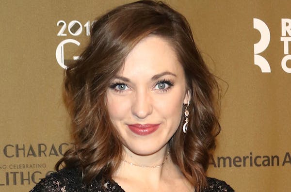 Laura Osnes attends the Roundabout Theatre Company's 2019 Gala, "Quite the Character: An Evening Celebrating John Lithgow", at The Ziegfeld Ballroom o