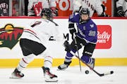 PWHL Minnesota's Kendall Coyne (26) has three goals and two assists through 10 games.