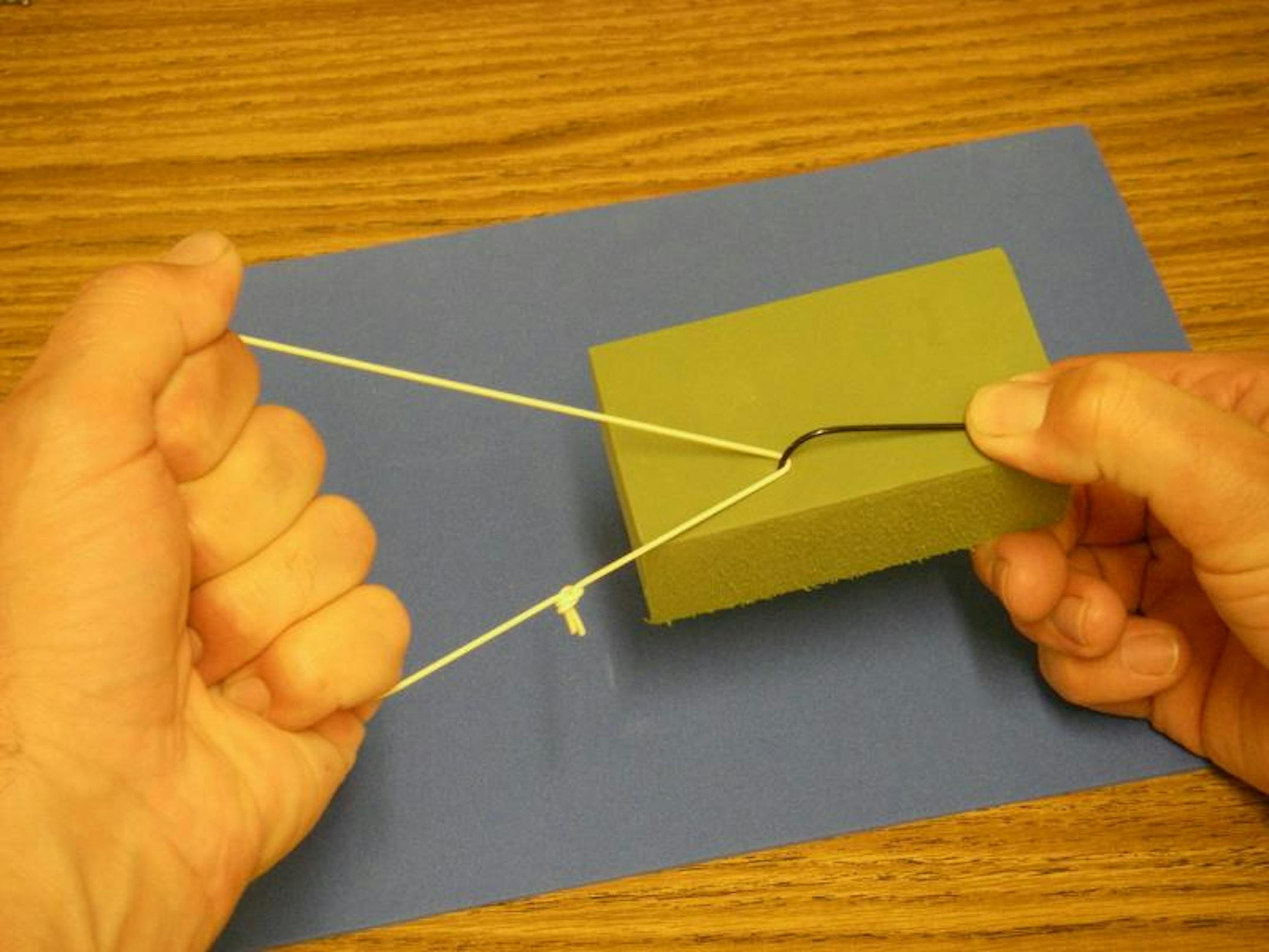 Hook removal method.