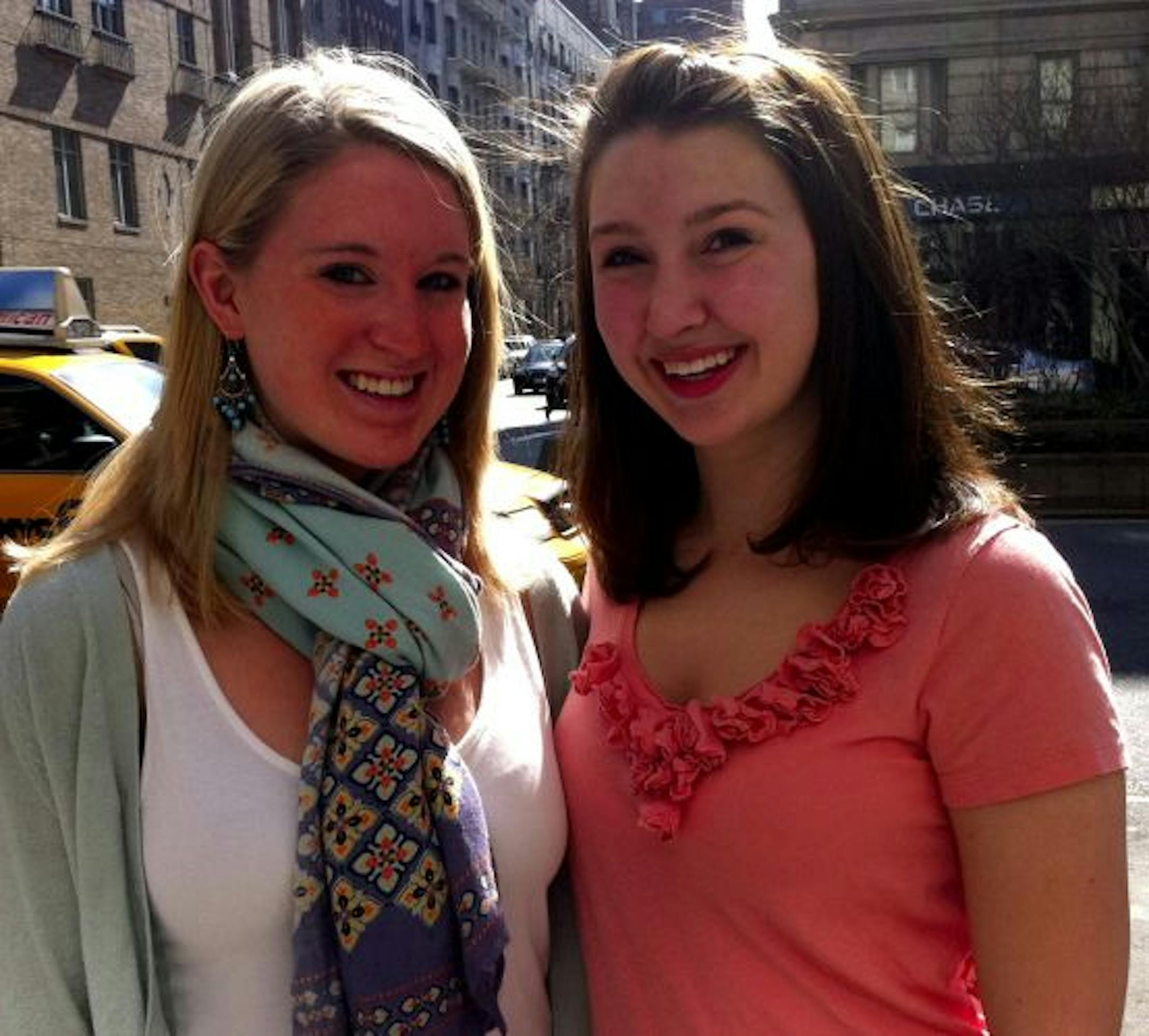 Grace Rybak, left, and Molly Coleman, right.