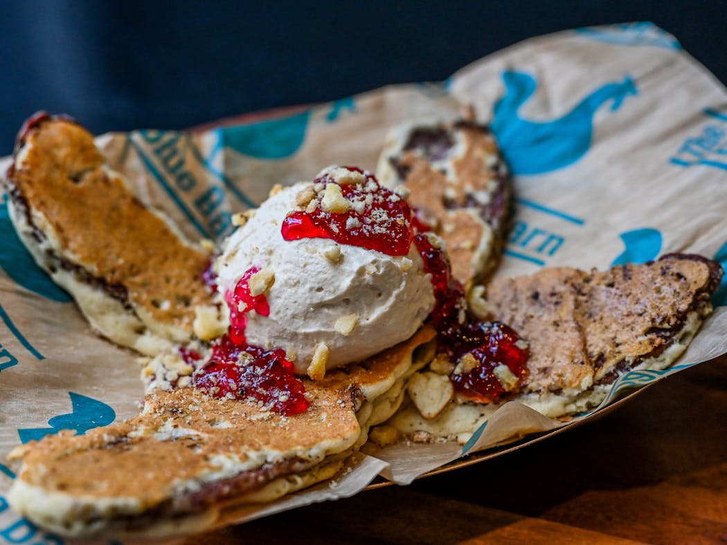 PB Bacon Cakes from The Blue Barn.