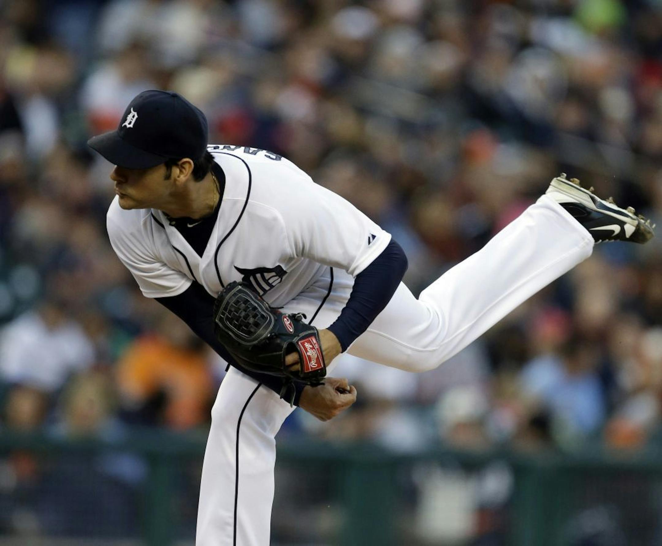 Detroit Tigers starting pitcher Anibal Sanchez