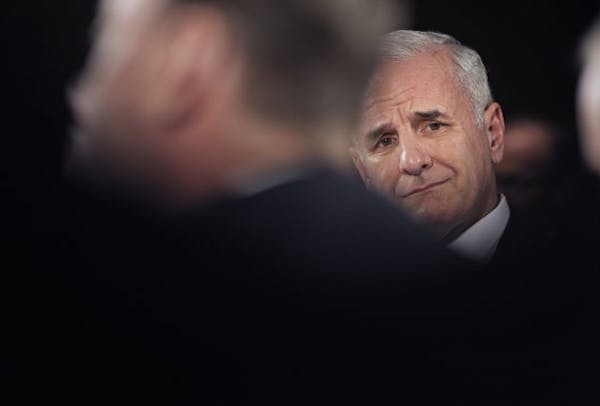 Gov. Mark Dayton said he was at the National Governor's Conference to listen. Dayton and other Democratic governors talked about job creation, general