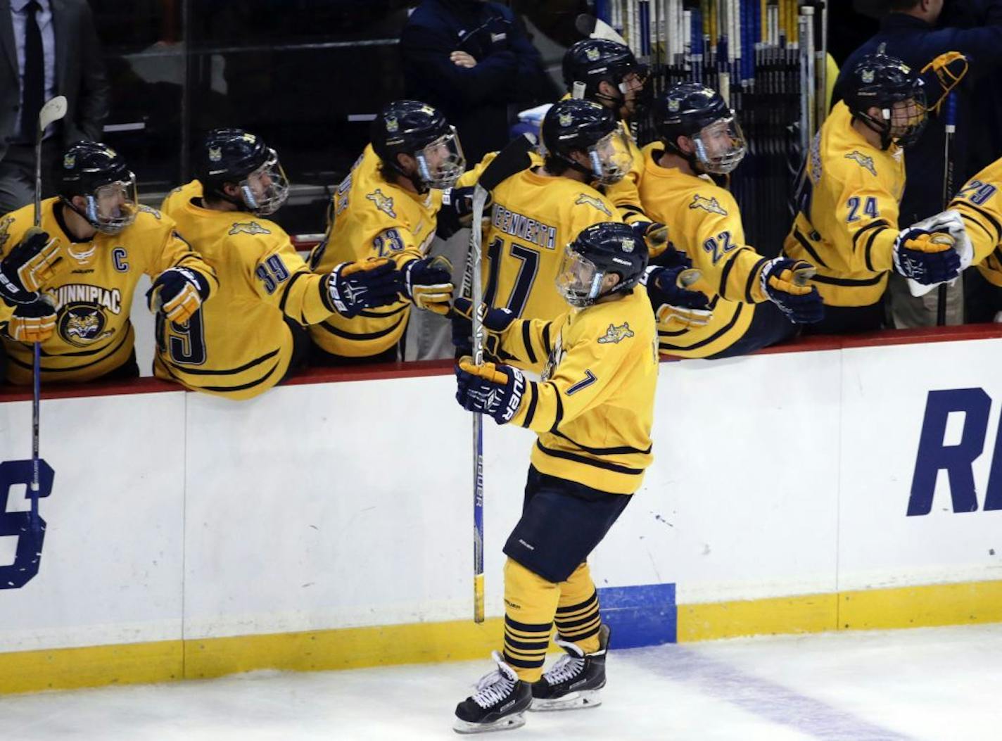 Quinnipiac's Sam Anas (7)