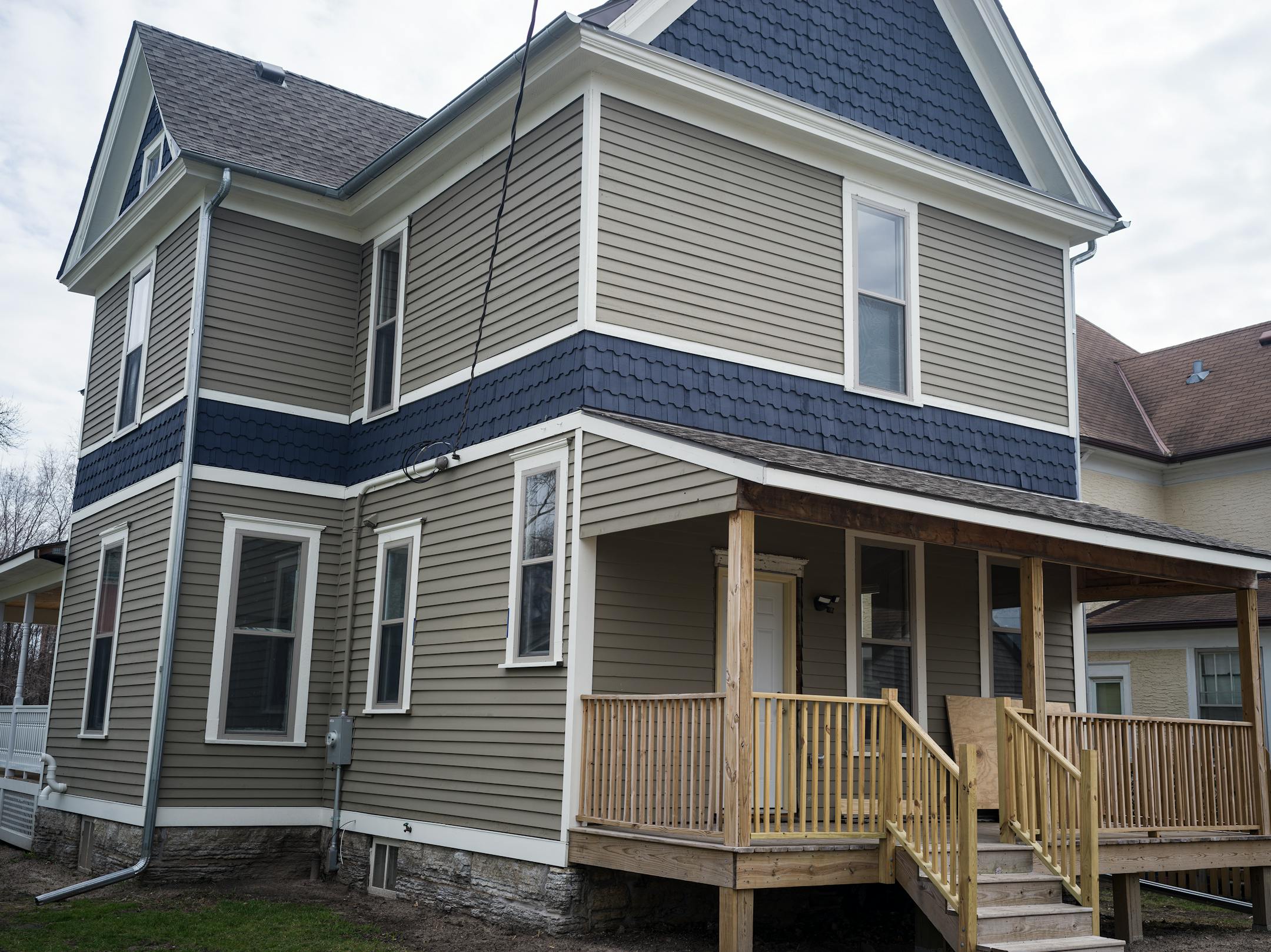 The house at 735 Margaret St. in the Dayton's Bluff historic district is a tax-forfeited property. Instead of selling it to the highest bidder, Ramsey County partnered with the nonprofit Goodwill-Easter Seals Minnesota and restored the house as part of a free, twelve-week construction training job training program.