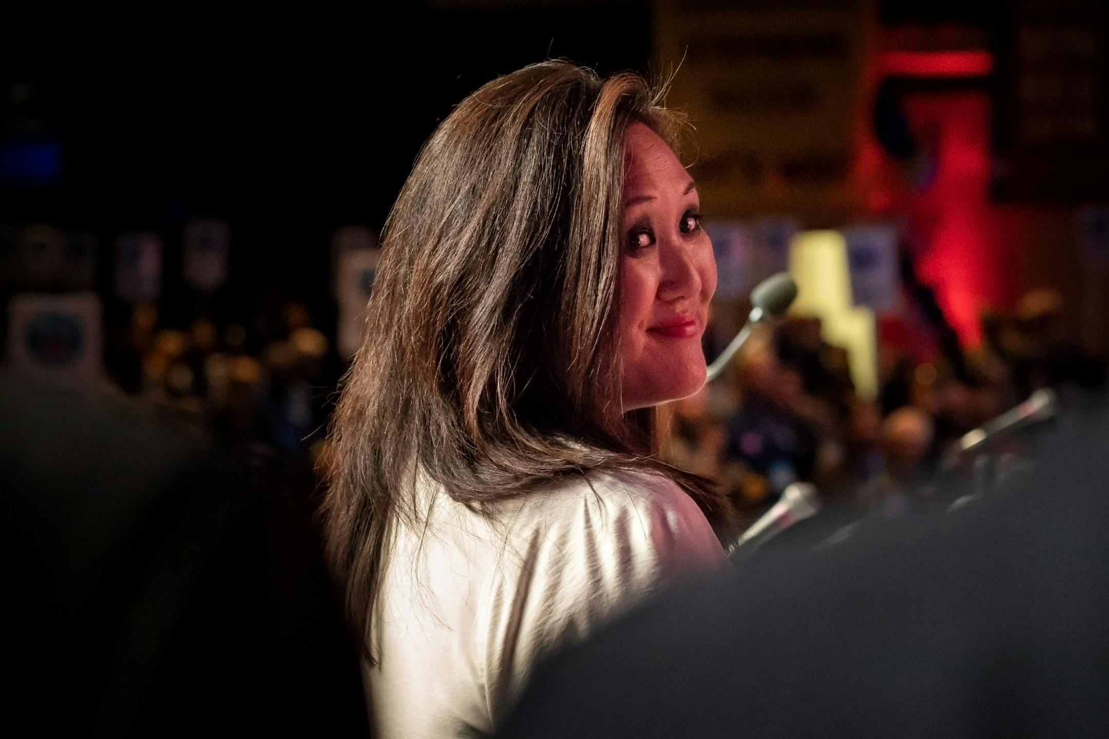 State Chair Jennifer Carnahan began the Republican state convention in Duluth.