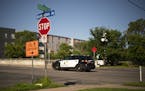 A police squad sped through the intersection of E 29th St. and Bloomington Ave. in south Minneapolis Tuesday afternoon. ] JEFF WHEELER &#x2022; jeff.w