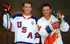 Former North Stars winger Brian Bellows and his son Kieffer. Brian Bellows was the second overall selection in the 1982 NHL draft. Kieffer Bellows is 