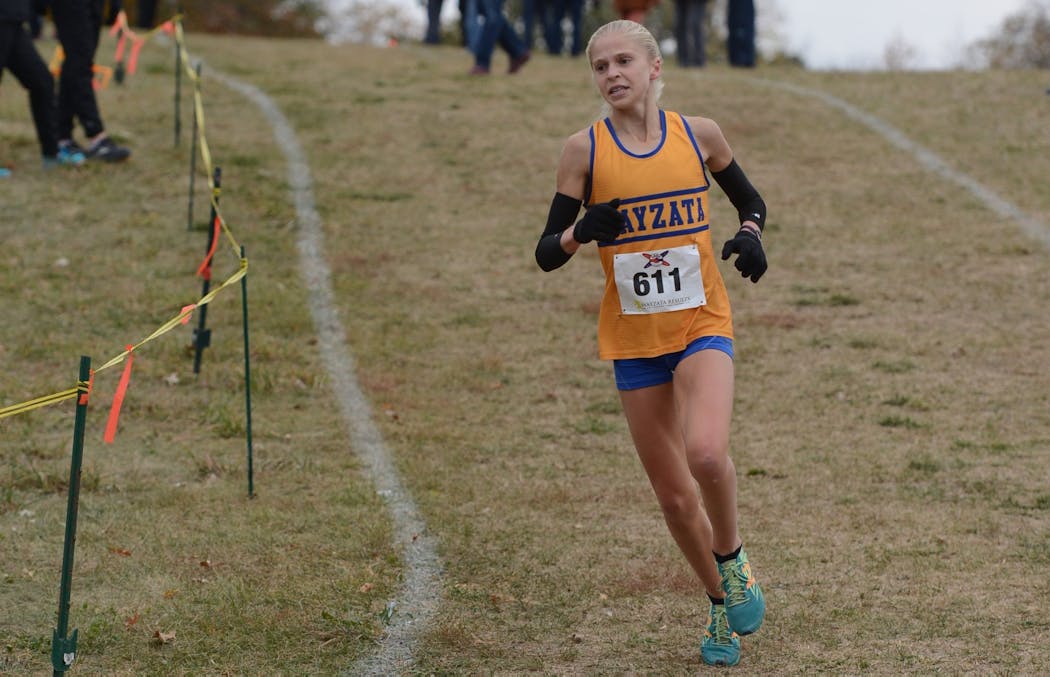 Abbey Nechanicky of Wayzata has twice finished a 5K course in less than 17 minutes this season.