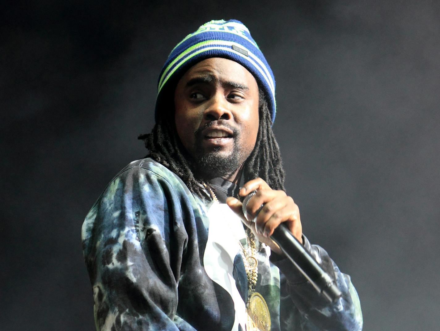 Wale performs during the Power 99 Powerhouse 2013 concert at the Wells Fargo Center on Friday, October 25, 2013, in Philadelphia. (Photo by Owen Sweeney/Invision/AP) ORG XMIT: INVW