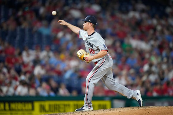 Jordan Luplow pitched in the eighth inning on Friday night at Philadelphia, the third time a position player has pitched for the Twins this season.