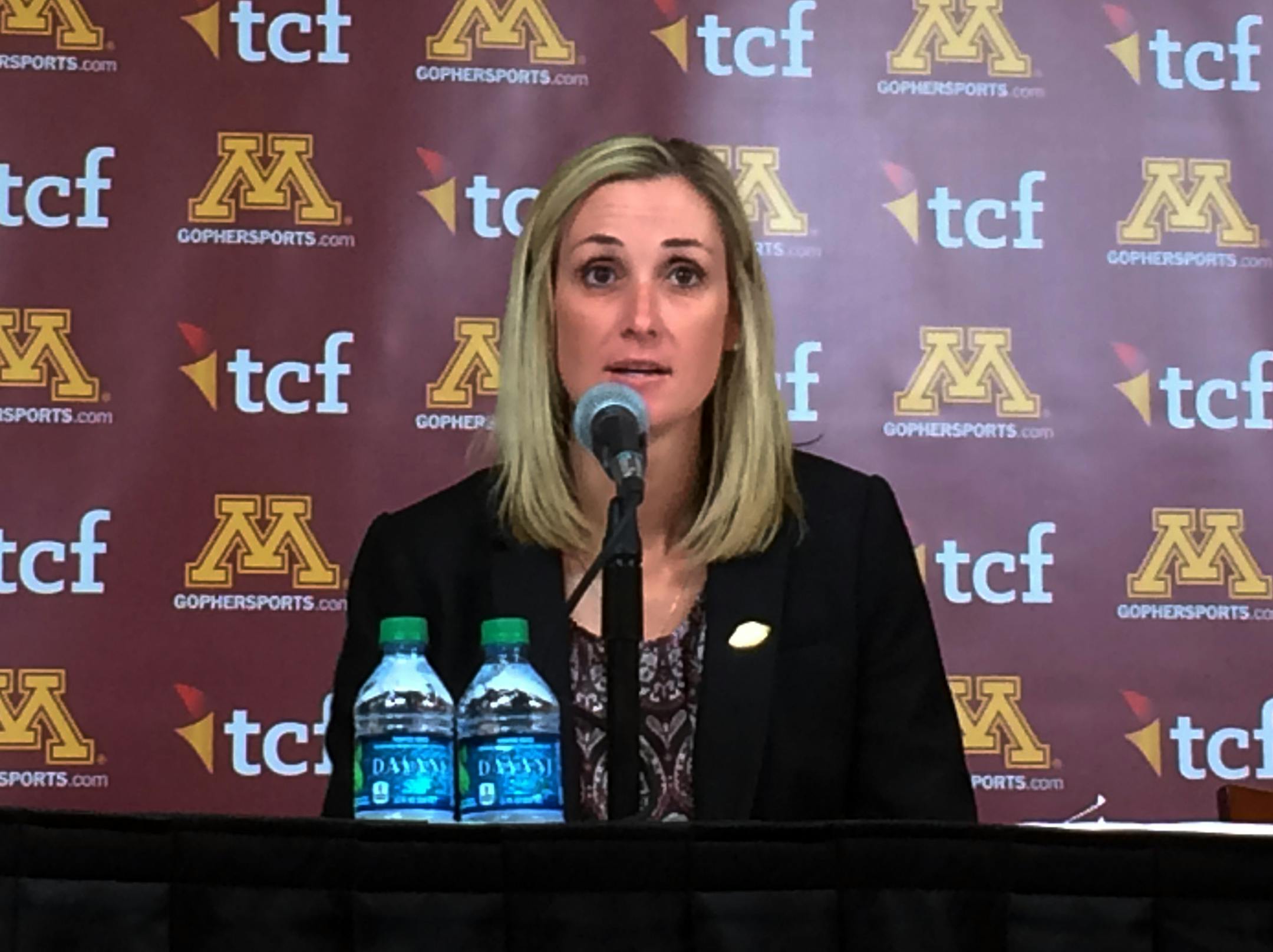University of Minnesota Interim athletic director Beth Goetz