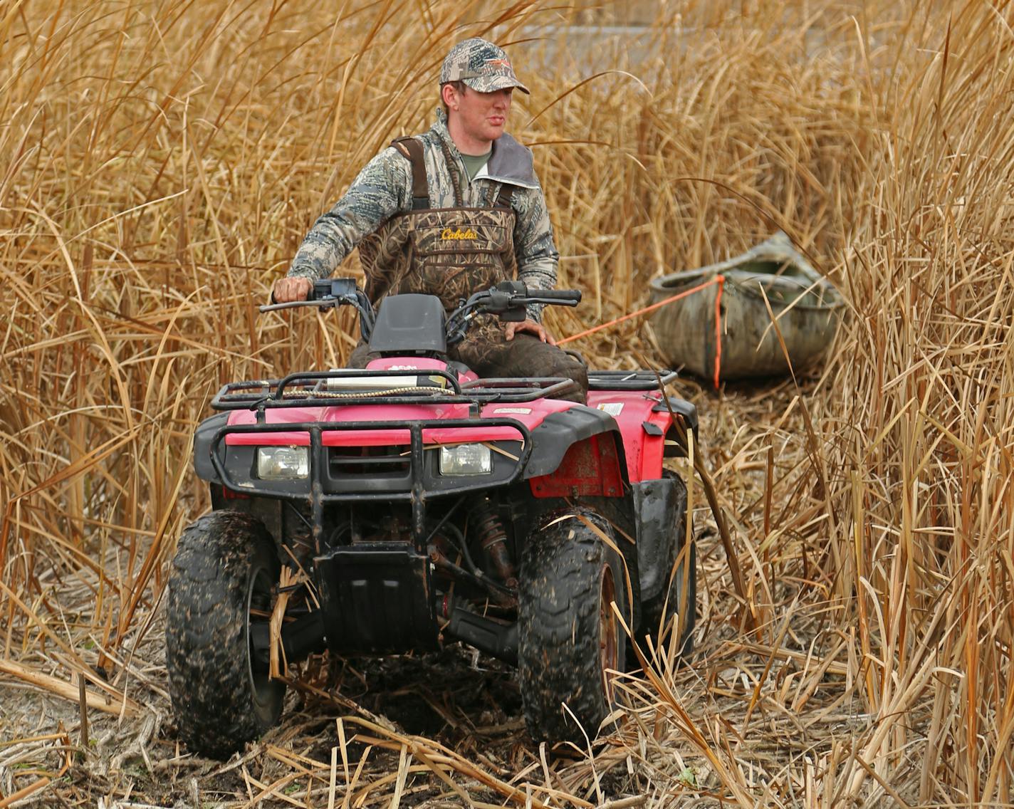 Many local guides use all-terrain Argos to reach the water. Another option is to pull a canoe or other watercraft to water using an ATV.