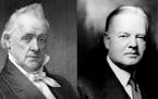iStockphoto.com/Star Tribune file photo Portrait of President James Buchanan, Herbert Hoover.