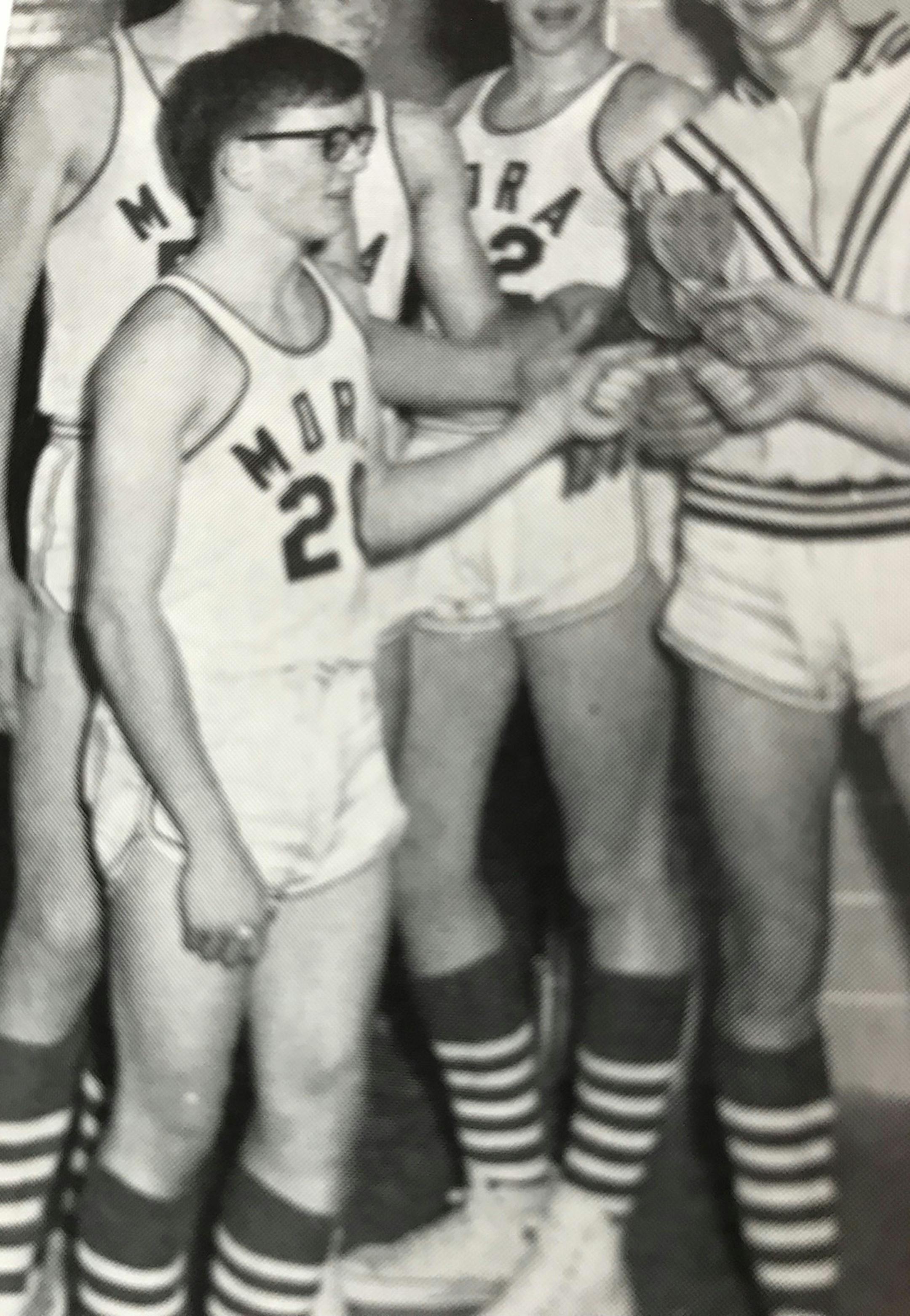 Susan Thomas sent in this oldie (but goodie) of her dad Duke Thomas's basketball team -- the 1968-69 Mora Mustangs.