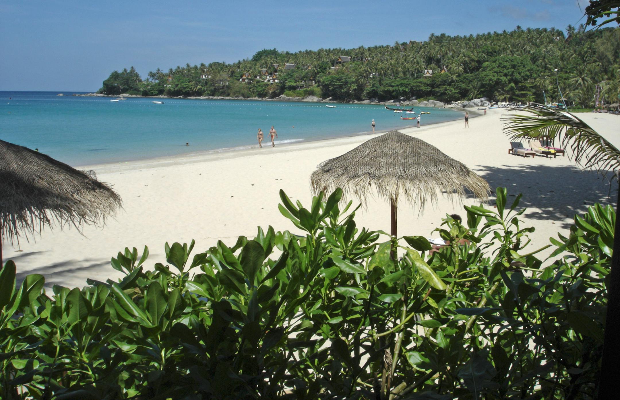 photo by claude peck � startribune.com Thailand, 2008 - The exclusive Chedi and Amanpuri resorts on Phuket Island share this sparsely populated gem of a beach.