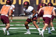 The Gophers football team held a public practice Friday