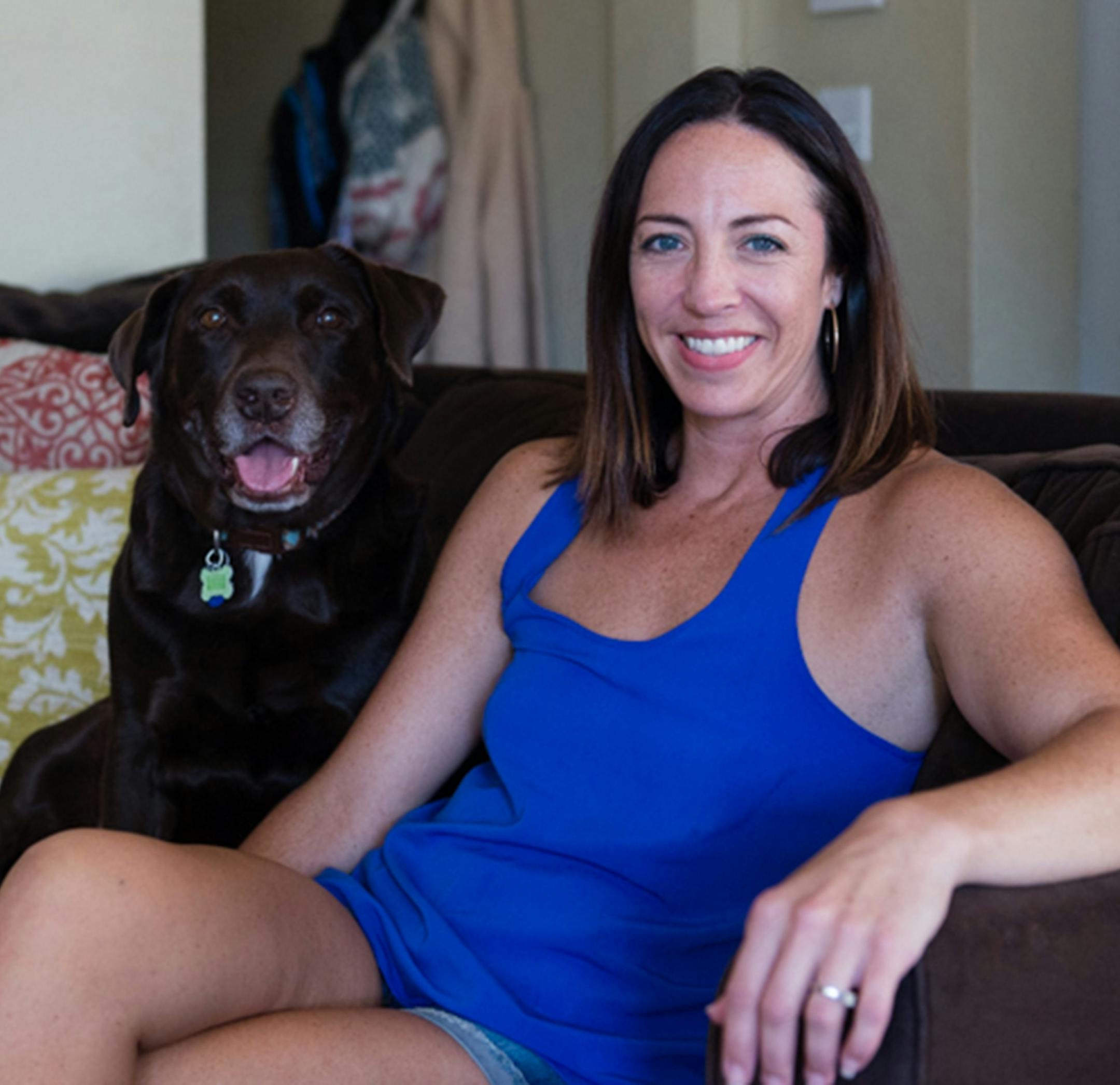 Jamie Hancock, 38, at her house in Rocklin, Calif., in June 2016. Six years ago, Hancock suffered a stroke caused by a tear in her artery. (Heidi de Marco/Kaiser Health News/TNS)