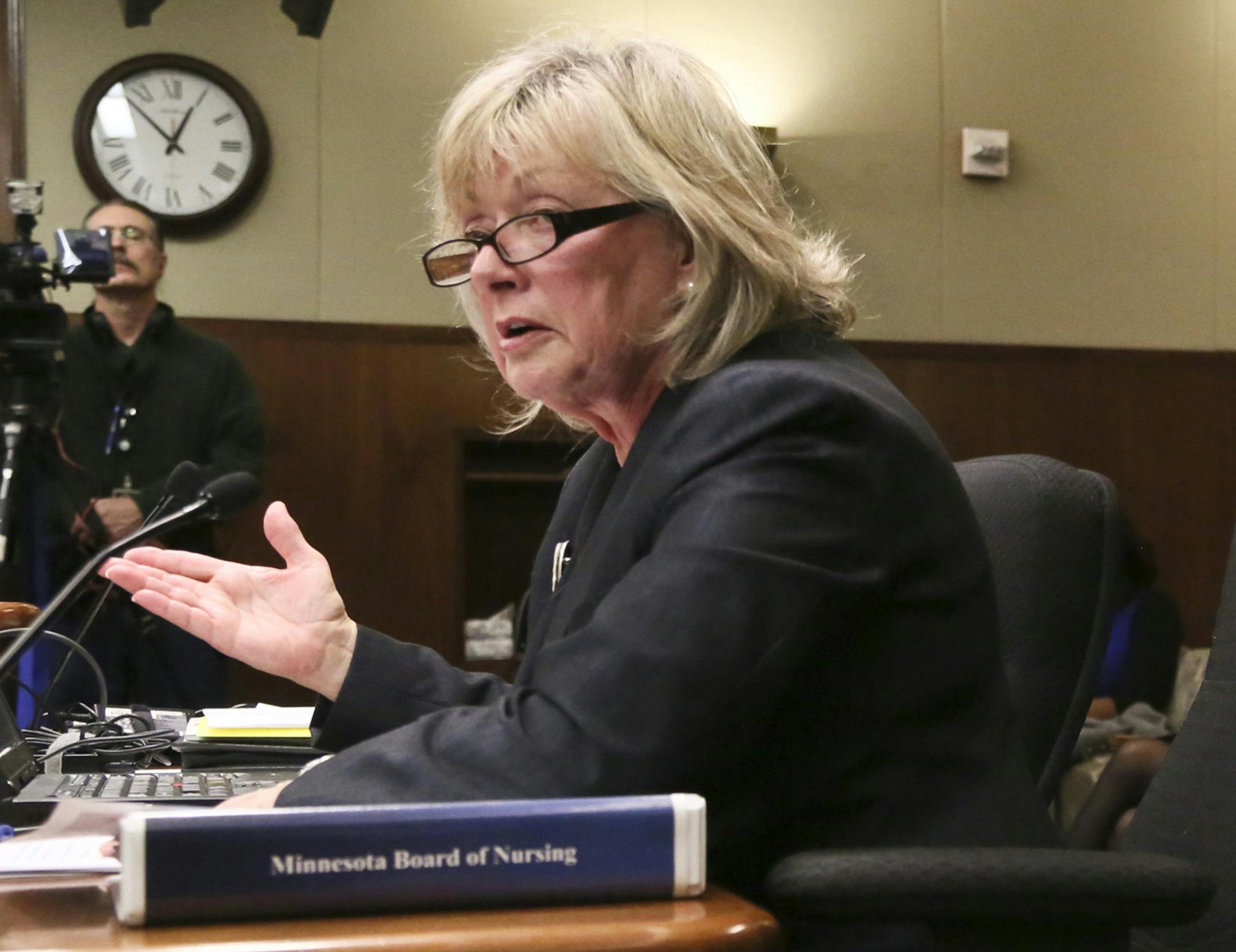 Shirley Brekken, executive director of the Minnesota Board of Nursing, told a joint legislative hearing that the board’s authority had been limited in some cases by current law and a lack of timely reporting.