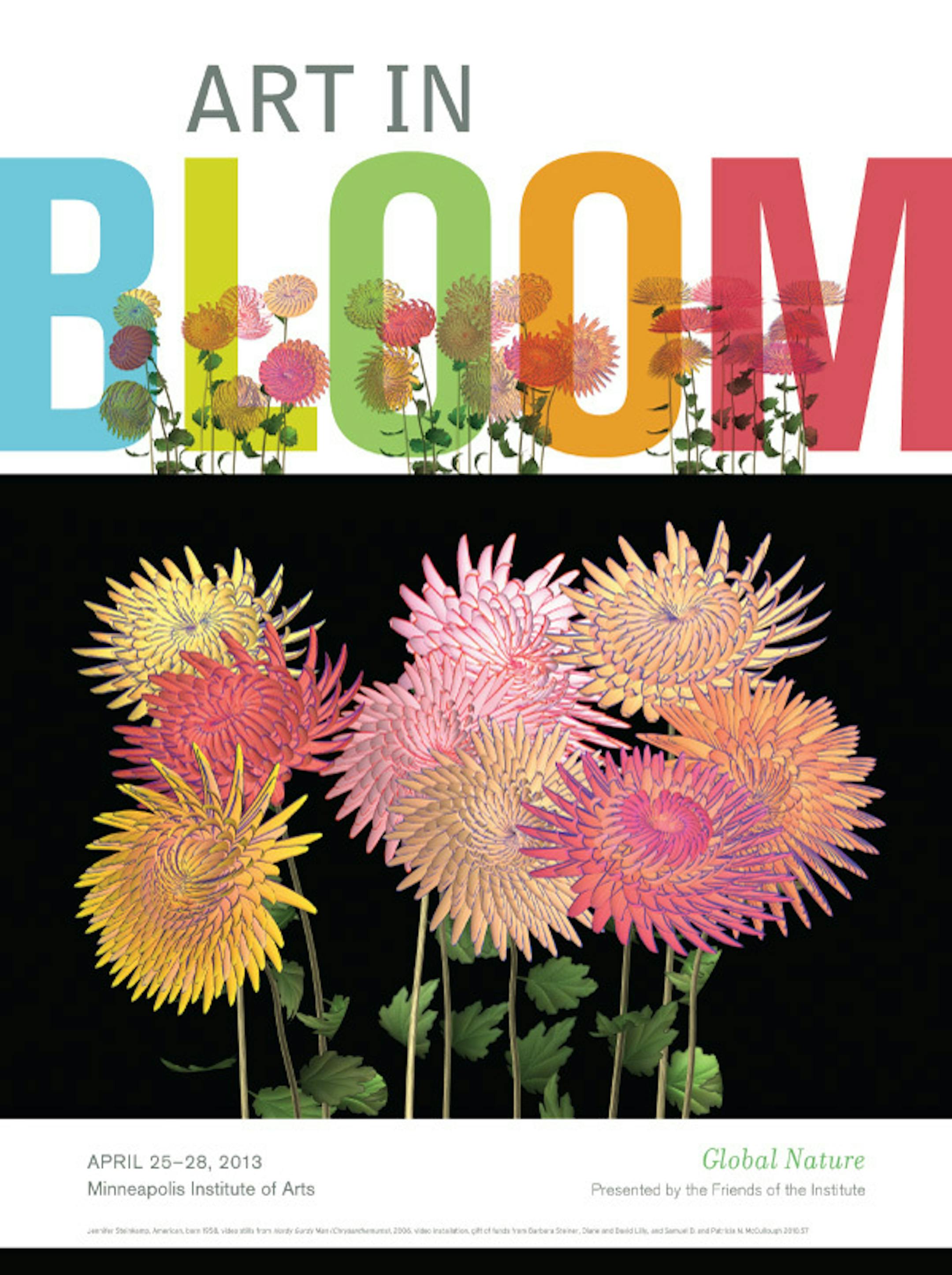 Art In Bloom poster, Minneapolis Institute of Arts