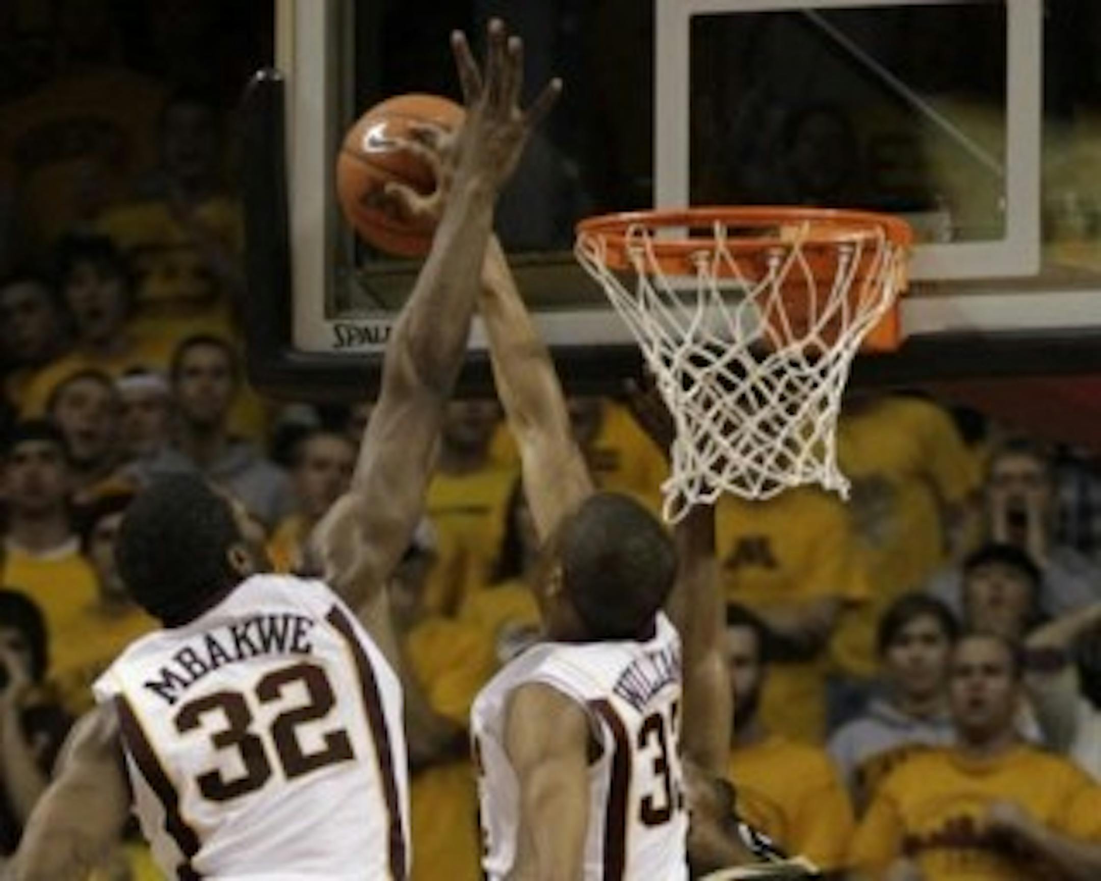 Trevor, I have a hard enough time putting the ball in the basket without you trying to block my shot.