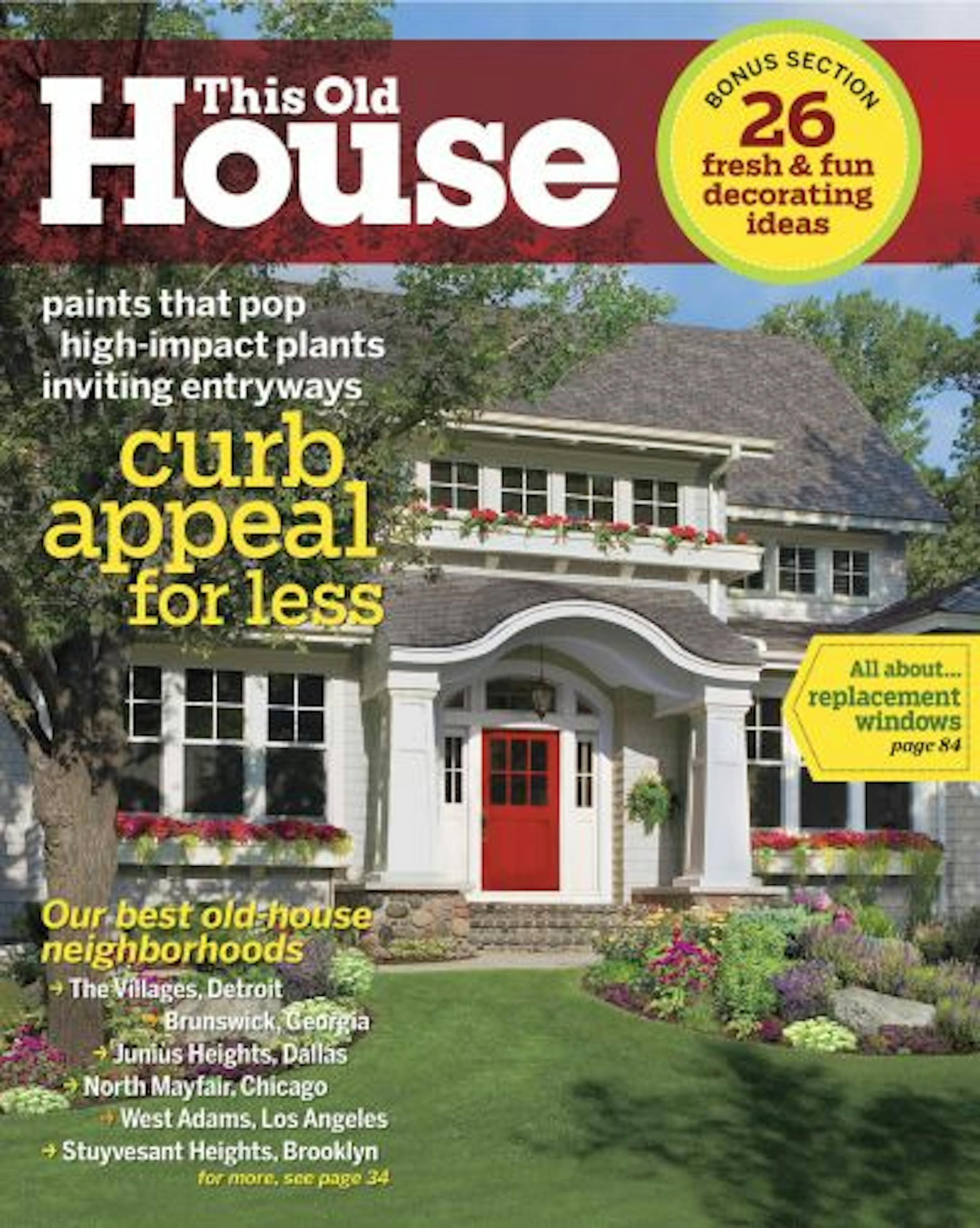 This Old House magazine features St. Cloud in its "Best Old House Neighborhood" issue.