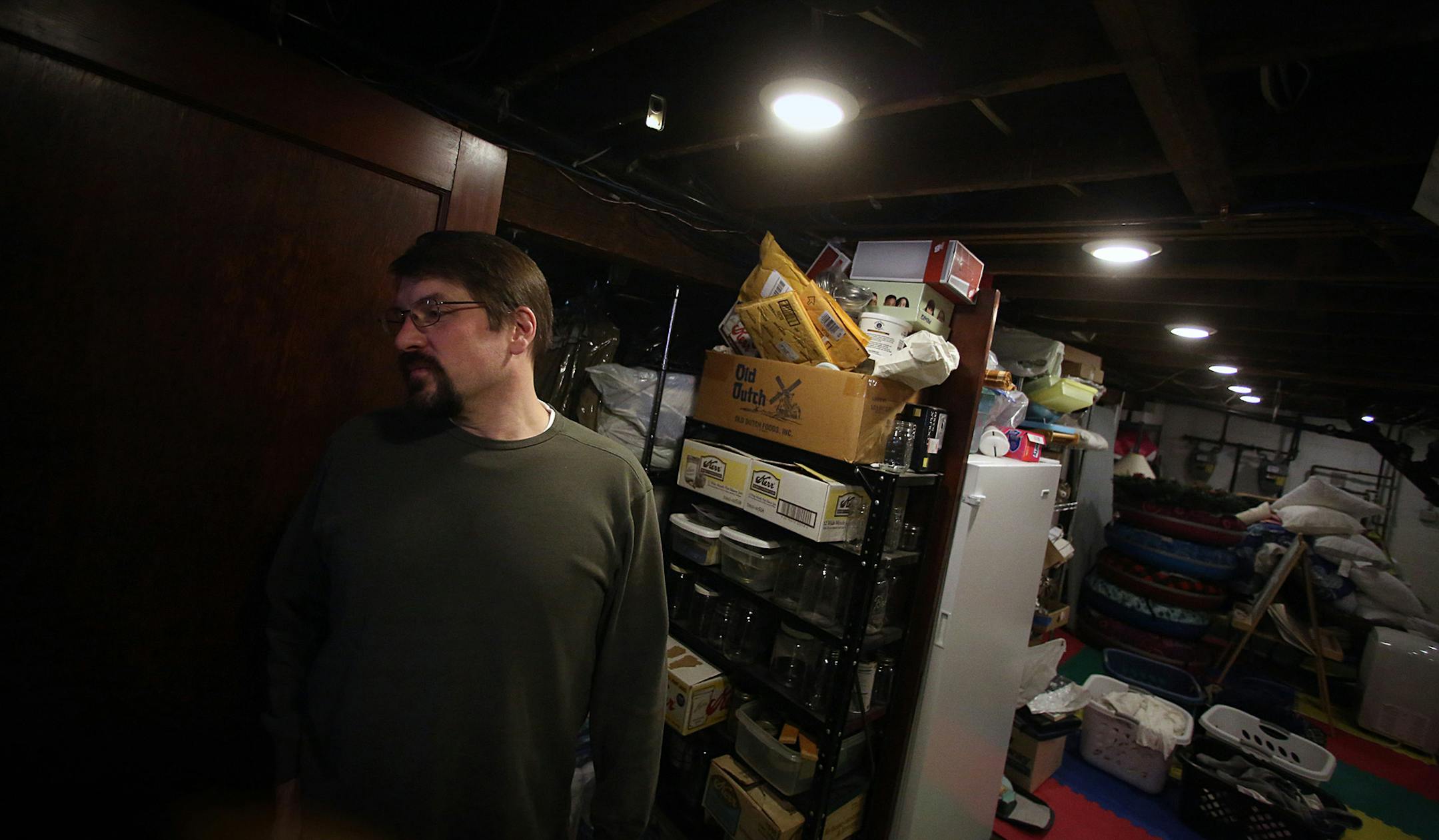 Karl Ebert and Carol Krauze (not pictured) have sued General Mills over the contaminated soil beneath their basement. Karl particularly carries guilt from picking the house for his family and his children, who play in the basement that contains harmful levels of TCE. ] JIM GEHRZ &#x201a;&#xc4;&#xa2; jgehrz@startribune.com / Minneapolis, MN / March 13, 20134/ 9:00 AM - BACKGROUND INFORMATION: Records unearthed in connection with an environmental lawsuit by homeowners suggest that the Minnesota Po