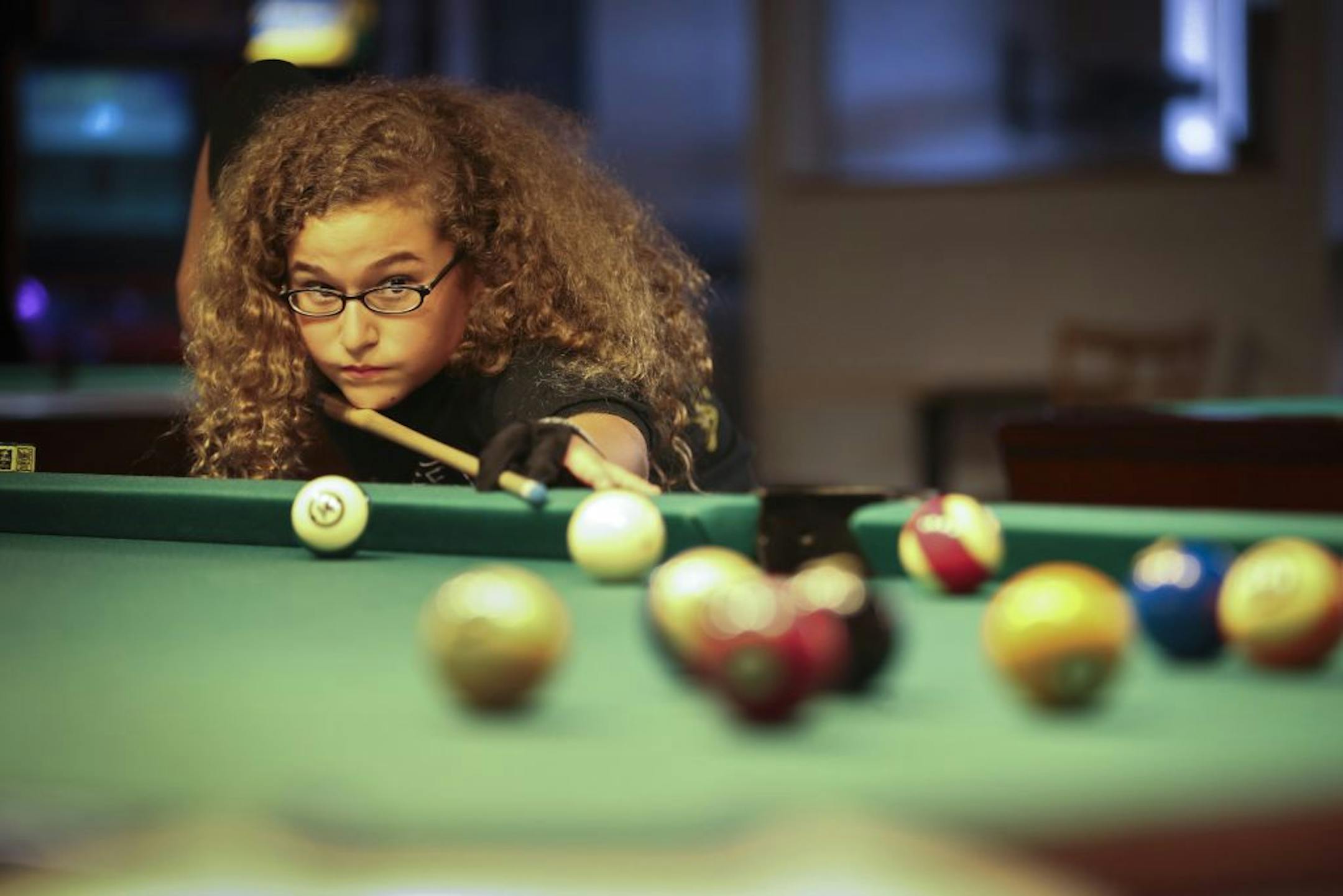 After winning the national competition in Wisconsin in July, 12-year-old April Larson is headed for the world tournament.