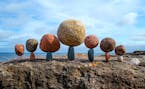 Peter Juhl has made stacking rocks an art form.