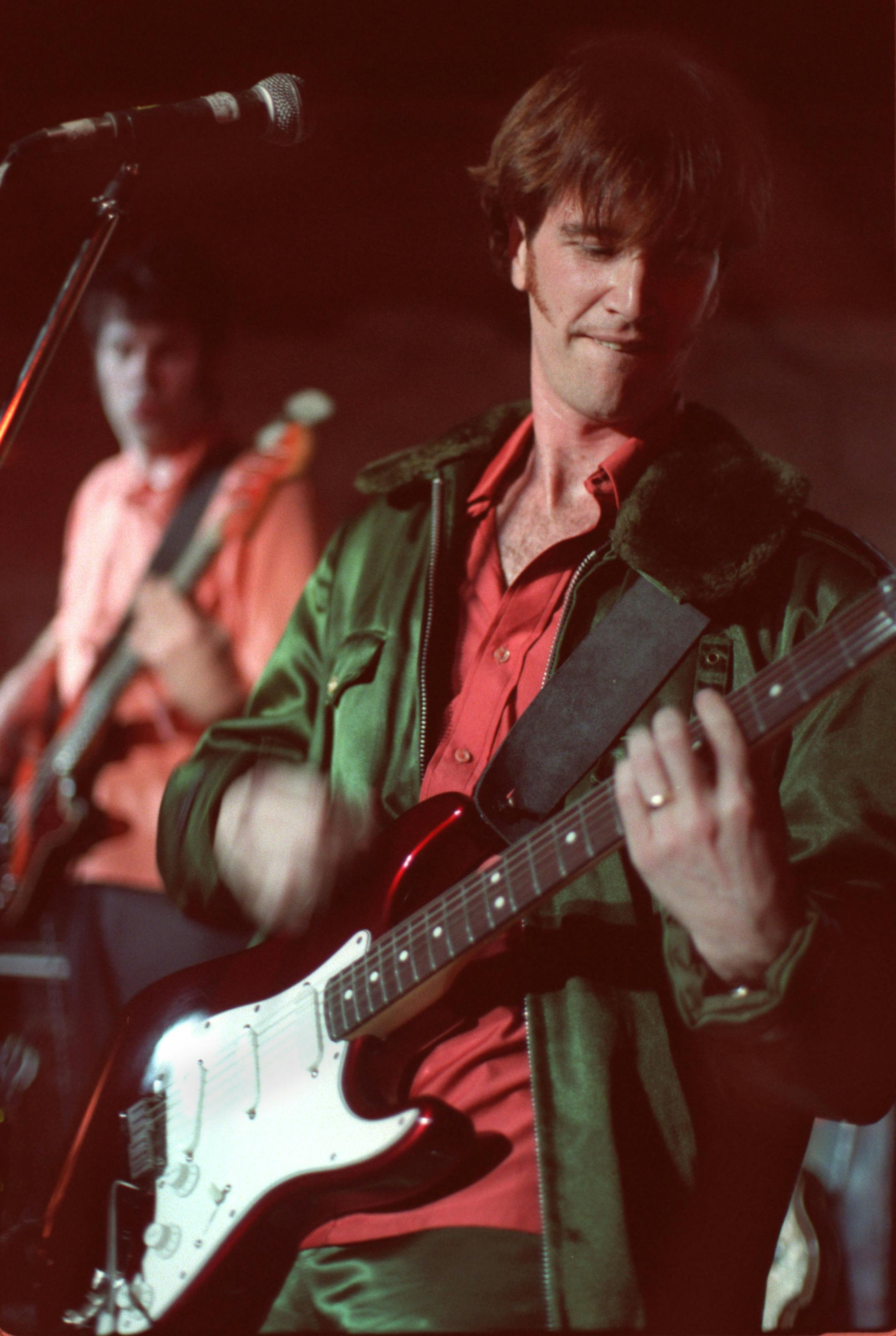 GUITARIST Dan Wilson of Minneapolis band Semisonic, playing 3/14/96 at South By Southwest music festival in Austin, Texas.