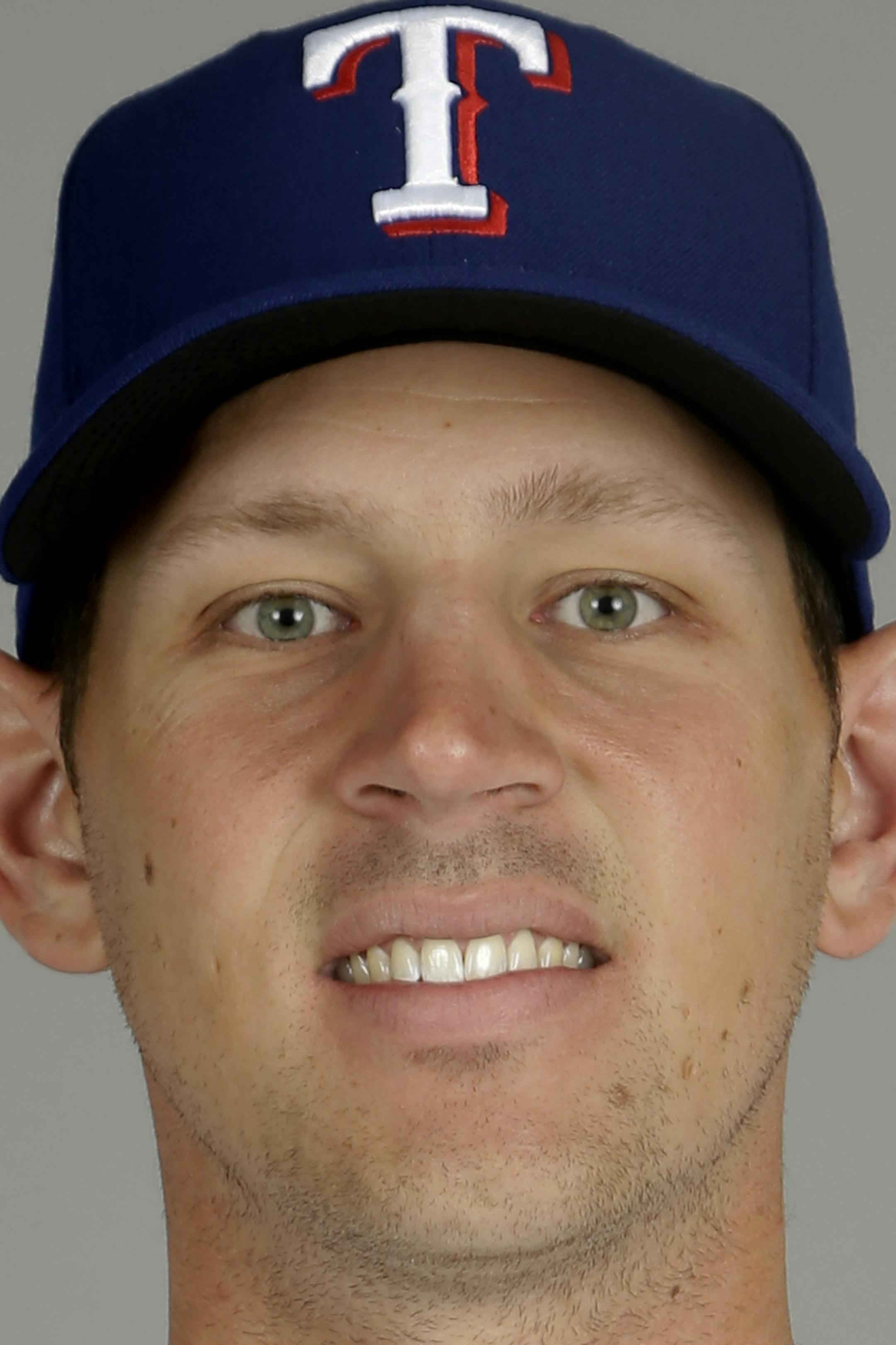 This is a 2014 photo of Nick Tepesch of the Texas Rangers baseball team. This image reflects the Rangers active roster as of Tuesday Feb. 25, 2014, when this image was taken. (AP Photo/Tony Gutierrez) ORG XMIT: AZTG335
