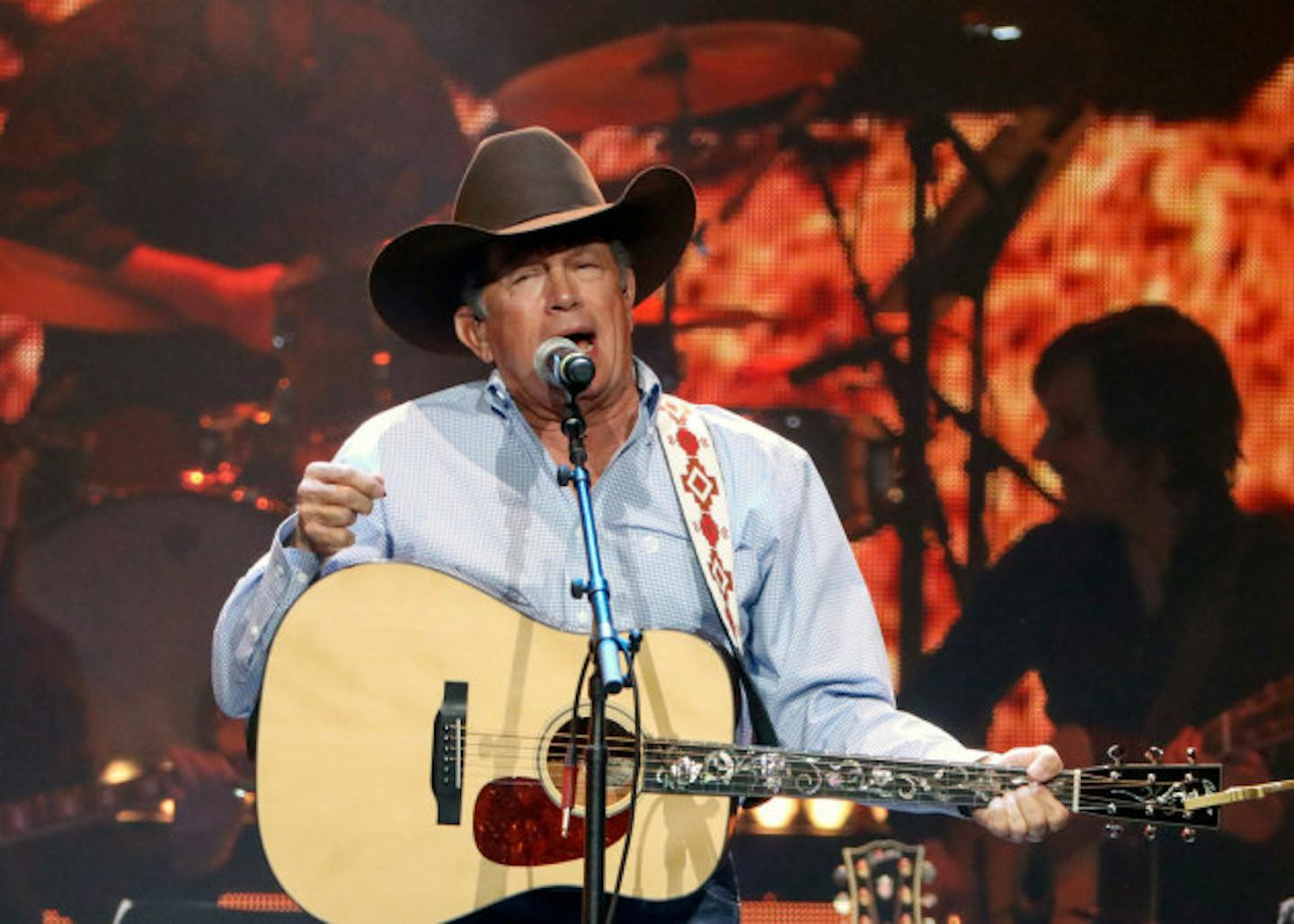 George Strait sang at Loretta Lynn's birthday celebration last year in Nashville. / Al Wagner, Invision & AP