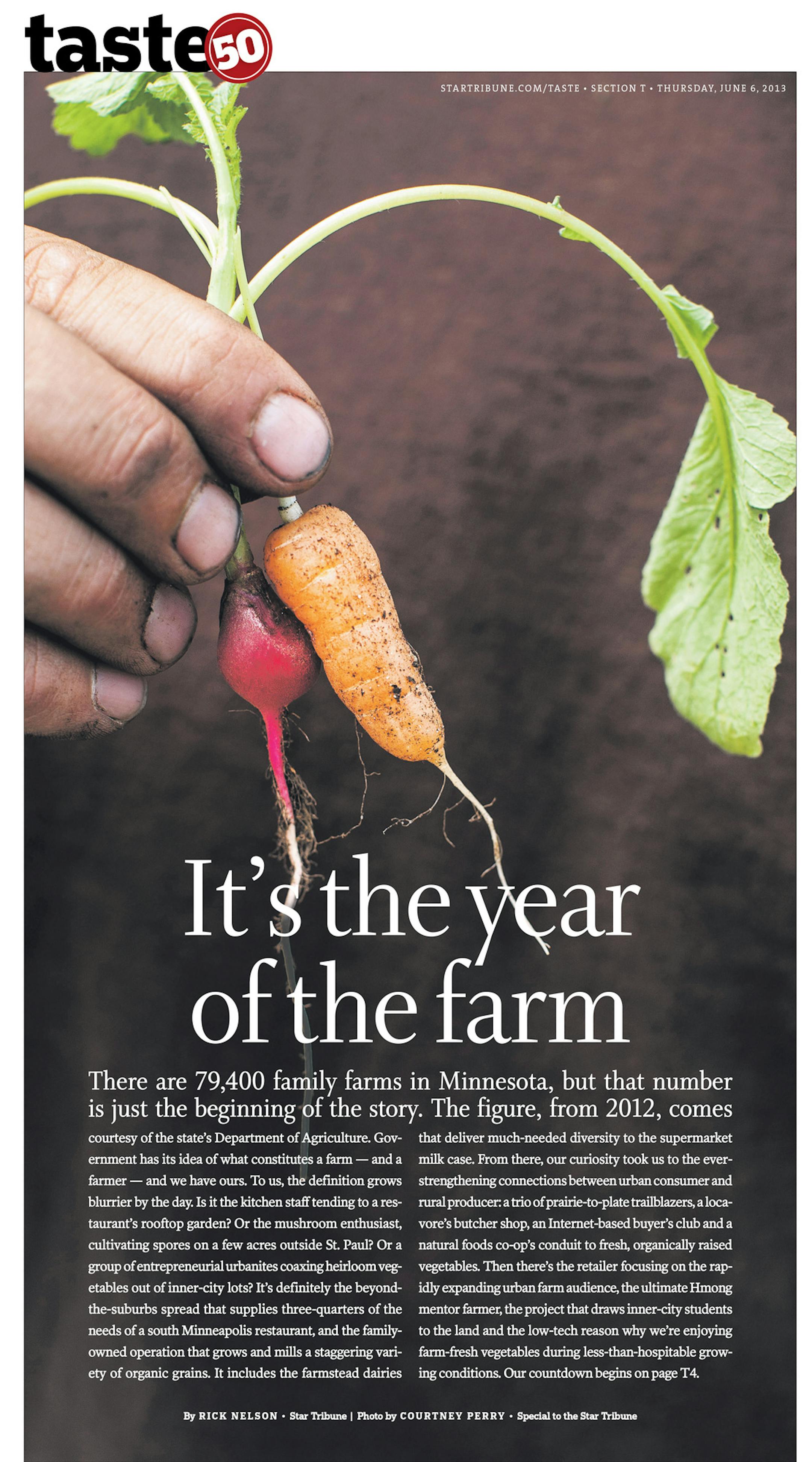 Taste 50 cover, 2013