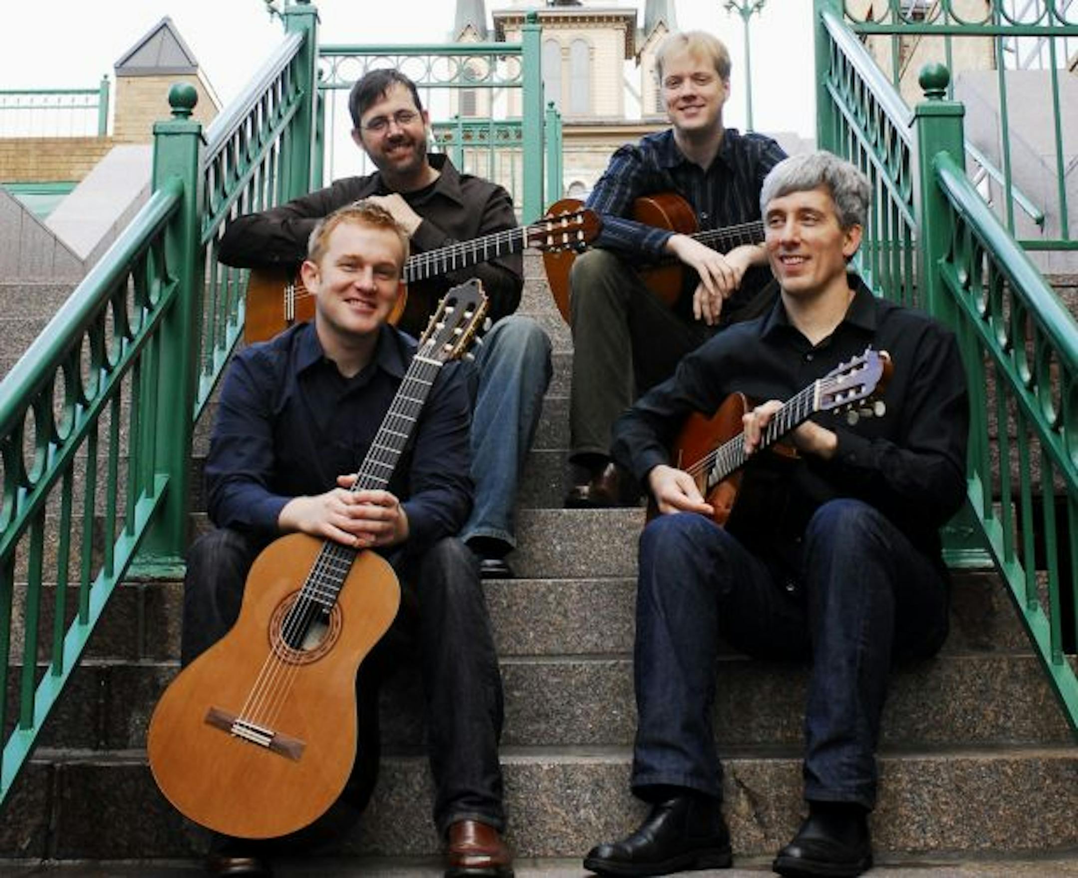 Steven Newbrough, Ben Gateno, Jeff Lambert, Joe Hagedorn of Minneapolis Guitar Quartet