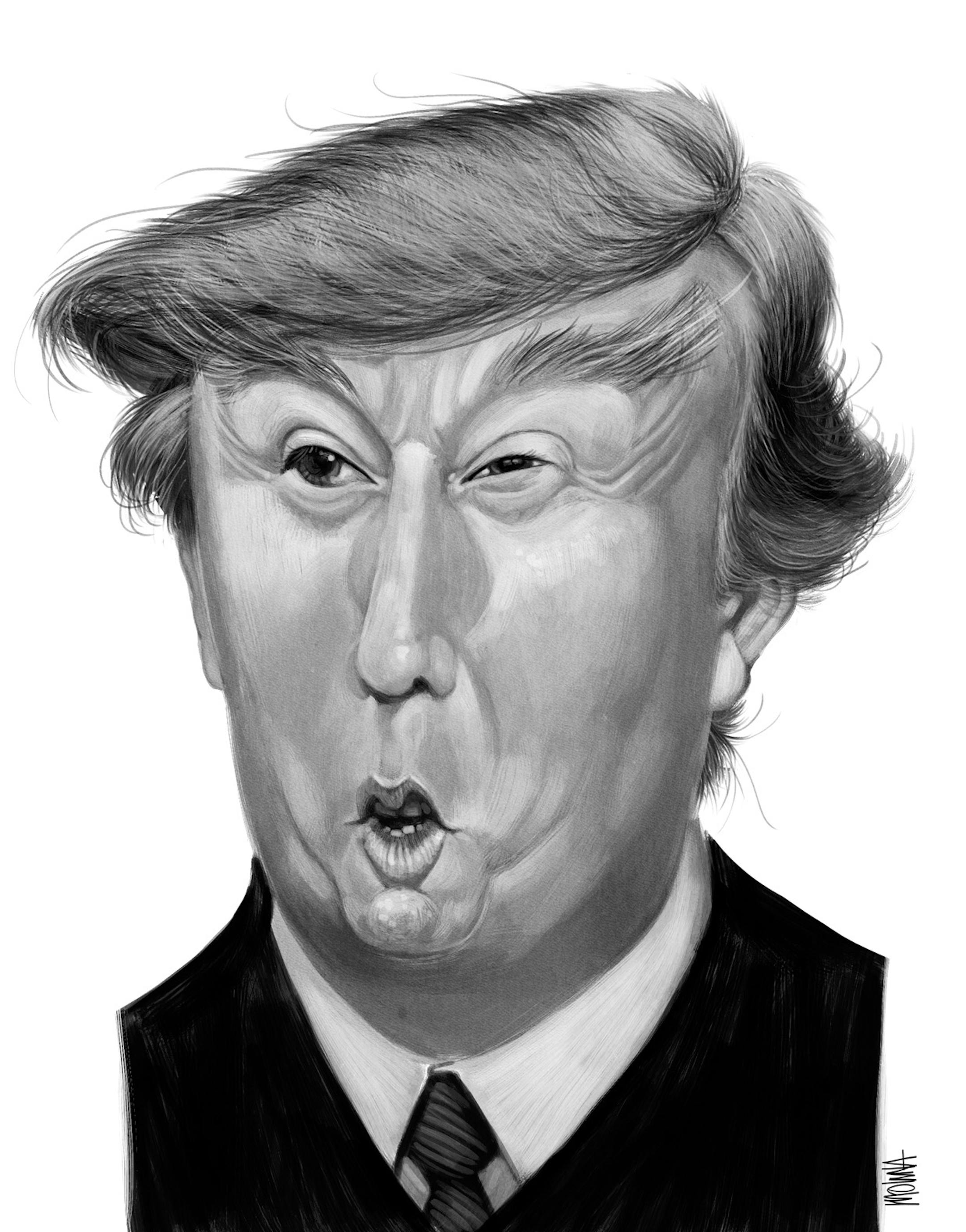 Donald Trump by Pedro Molina/NewsArt