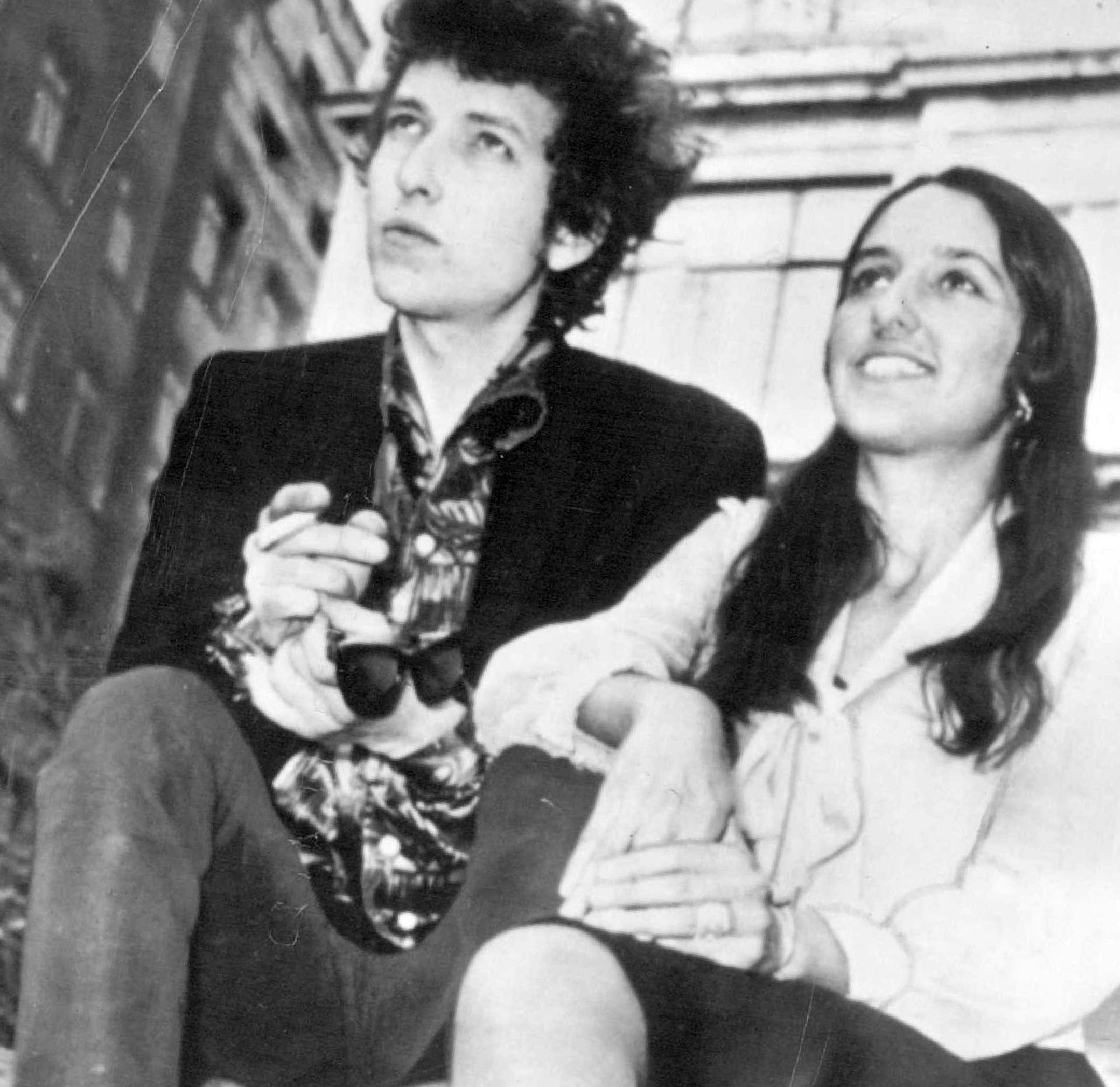 April 29, 1965 Bob Dylan and Joan Baez, American folk singers, held a park-bench news conference in London's Embankment Gardens on the River Thames Wednesday in preparation for a singing tour of Britain. Tickets for their London appearances were sold out in two hours. Dylan is a Duluth native who attended the University of Minnesota. April 28, 1965 February 7, 1983 April 3, 1983.