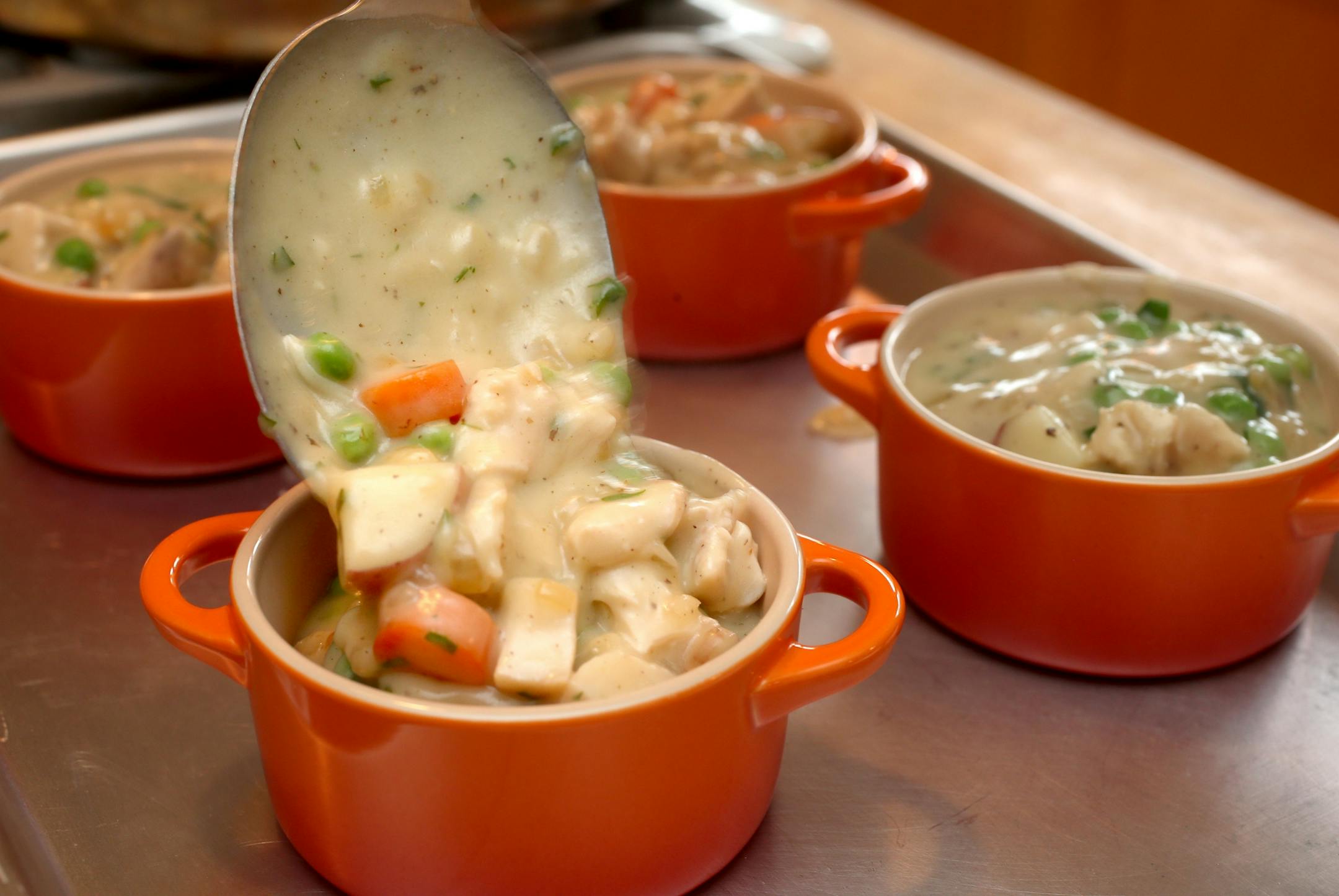 Turkey pot pie. Minneapolis, MN on October 31, 2013.