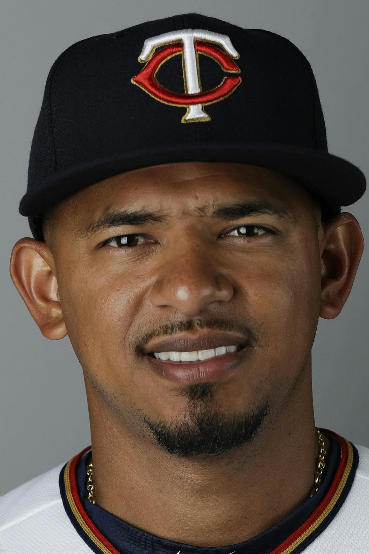 This is a 2017 photo of Eduardo Escobar of the Minnesota Twins baseball team. This image reflects the 2017 active roster as of Thursday, Feb. 23, 2017 when this image was taken. (AP Photo/David Goldman) ORG XMIT: FLDG101