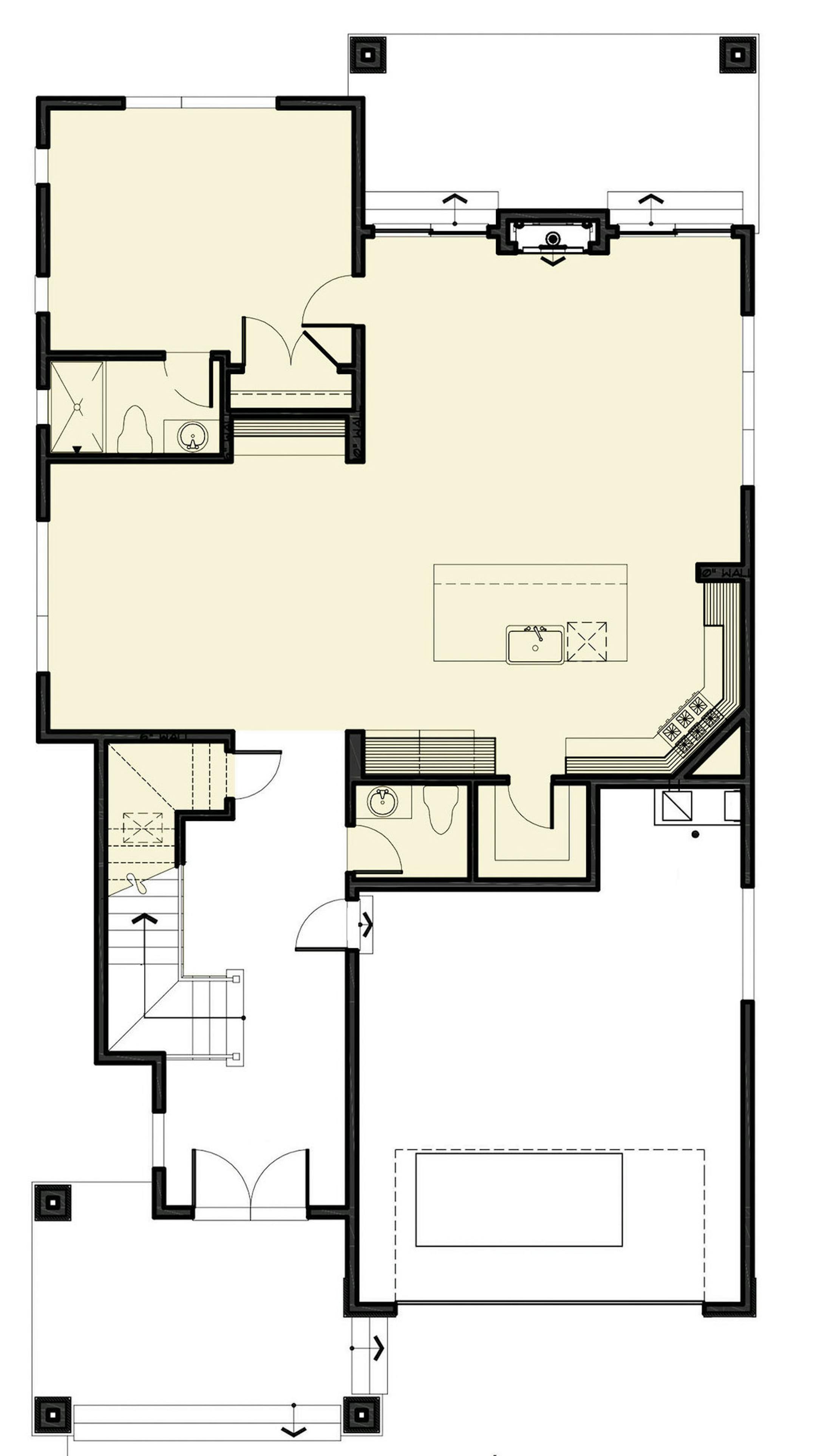 Home plan: A breezy and modern design.