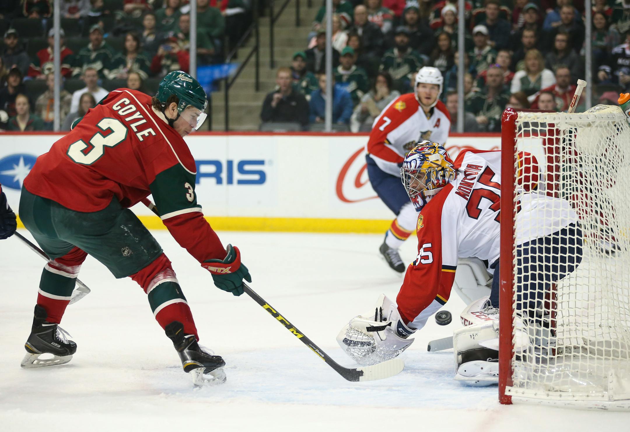 Wild winger Charlie Coyle (3)