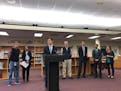 City officials unveiled updates on the Stable Homes, Stable Schools initiative to help homeless students in Minneapolis.