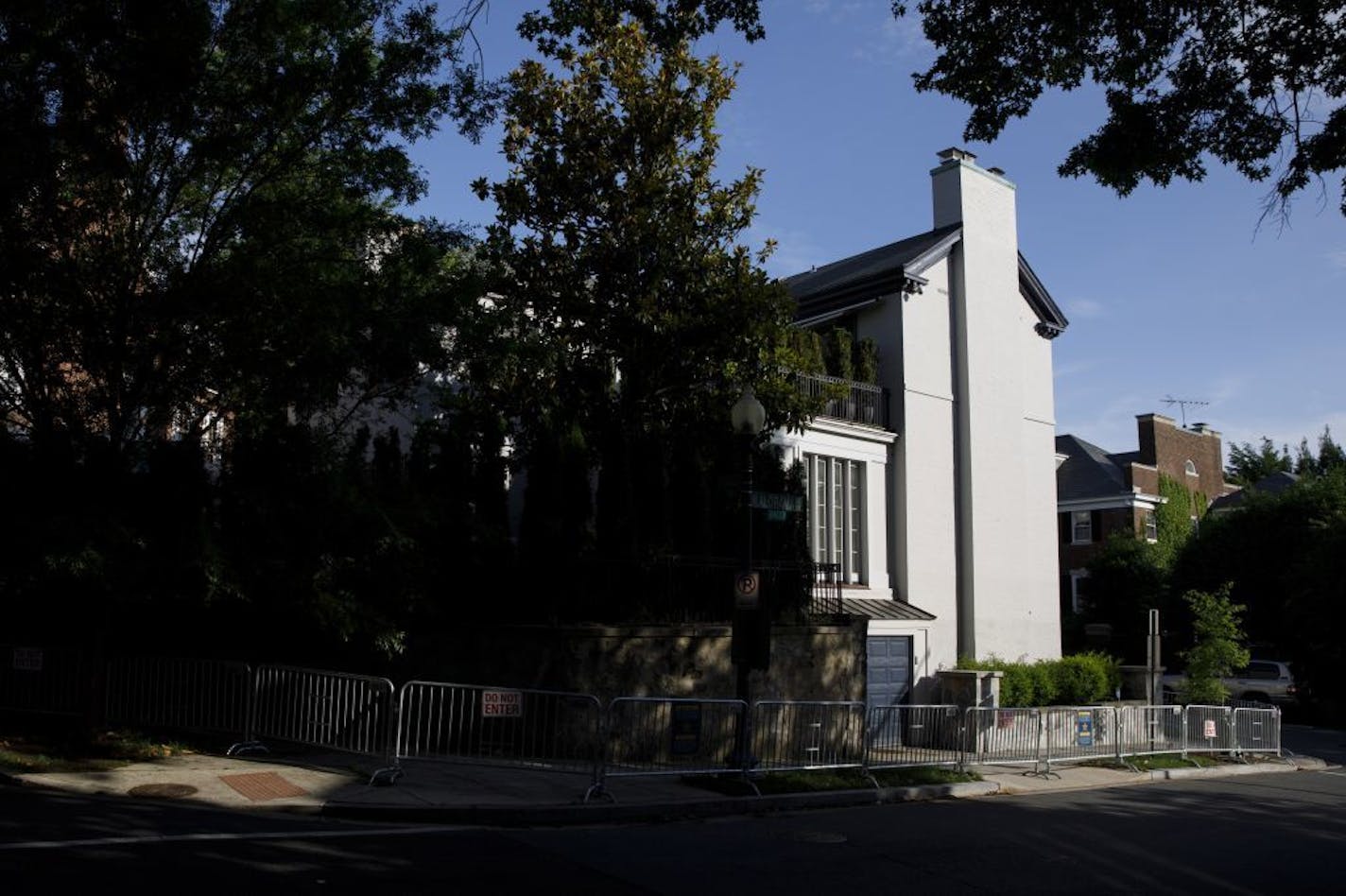 The home rented by Jared Kushner and Ivanka Trump in the Kalorama neighborhood of Washington, May 24, 2019. The couple rents it from a portfolio owned by the Chilean billionaire Andrónico Luksic, whose mining giant Antofagasta hopes to mine copper in the Boundary Waters region.