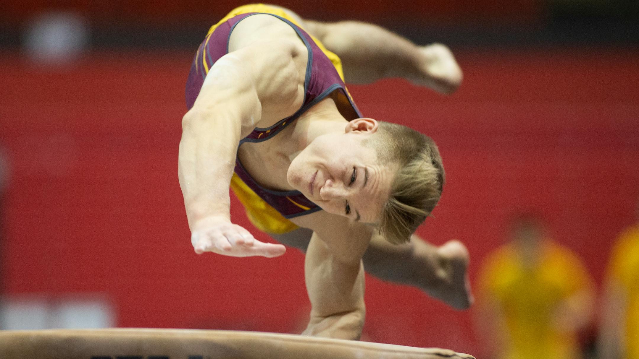 Gophers sophomore Shane Wiskus was chosen the winner of his second consecutive Big Ten gymnast of the year award Monday.