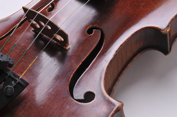 An undated handout photo of the Stradivarius violin, valued at $5 million, stolen from Milwaukee Symphony Orchestra Concertmaster Frank Almond on Jan.